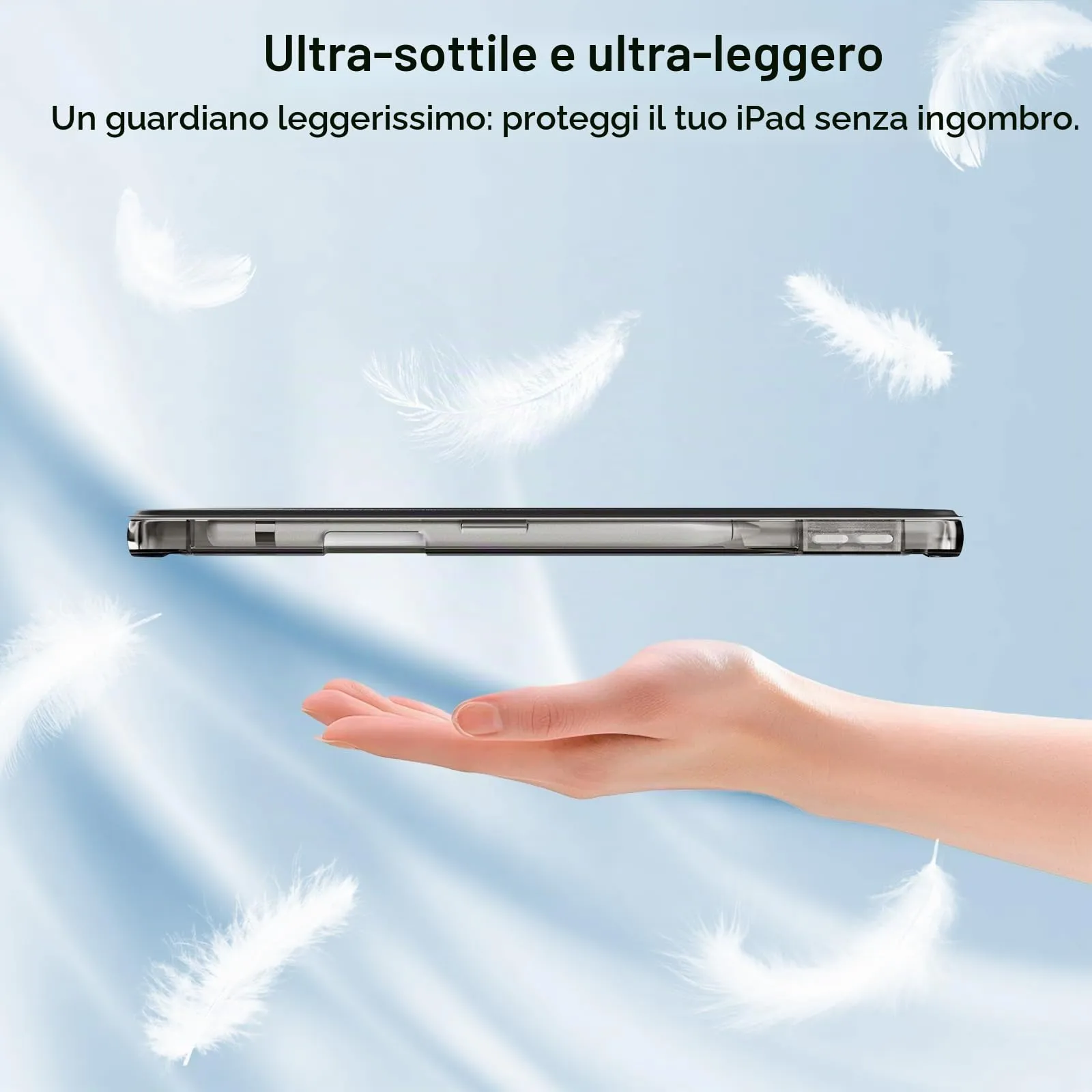 MoKo Cover per iPad 9a/8a/7a Generazione 10,2 Pollici con Portapenna - immagine 8