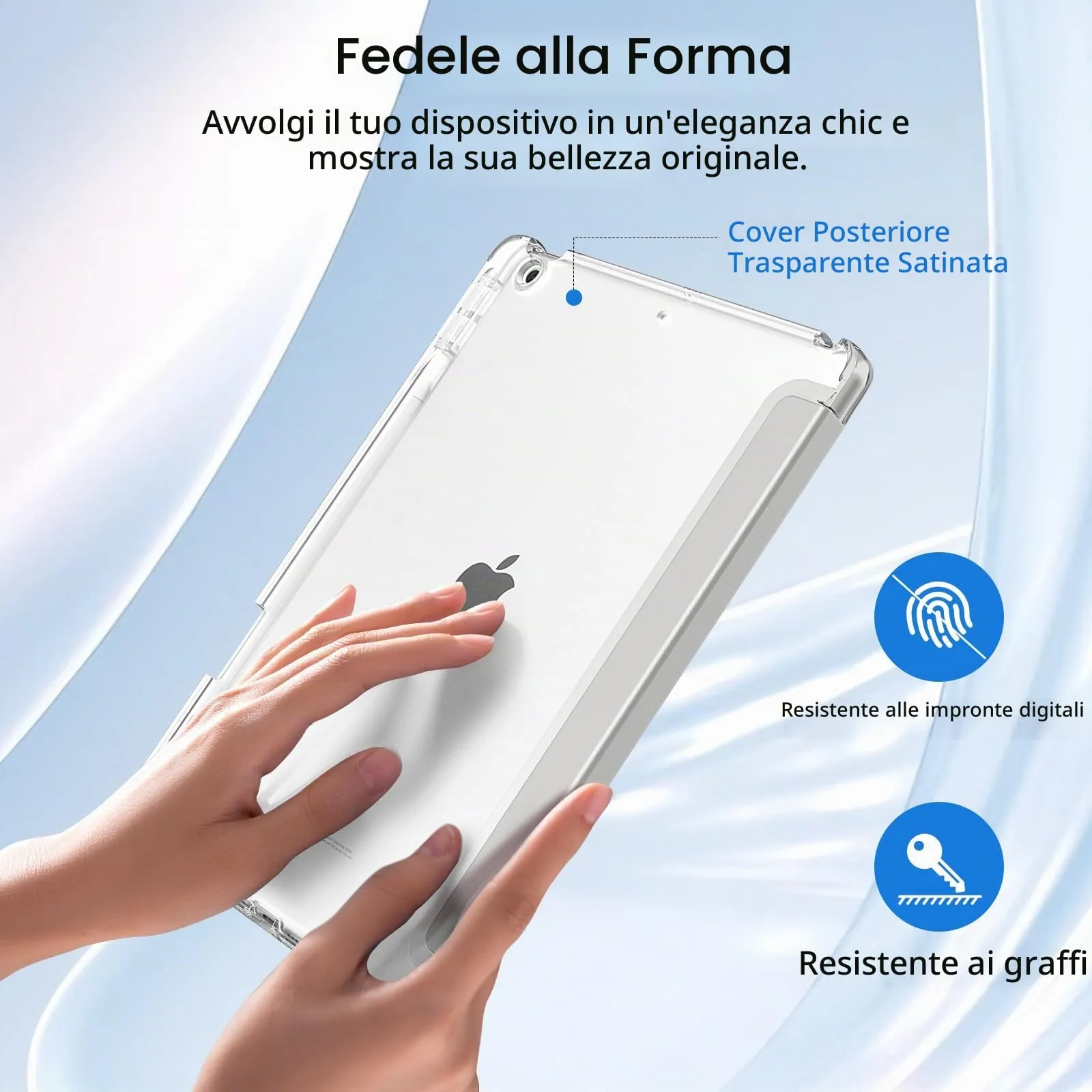 MoKo Cover per iPad 7a/8a/9a Generazione 10,2 Pollici con Portapenna - immagine 5