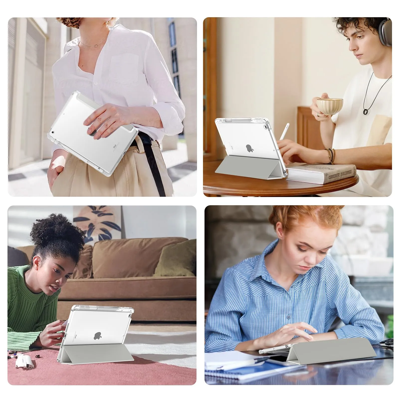 MoKo Cover per iPad 7a/8a/9a Generazione 10,2 Pollici con Portapenna - immagine 9