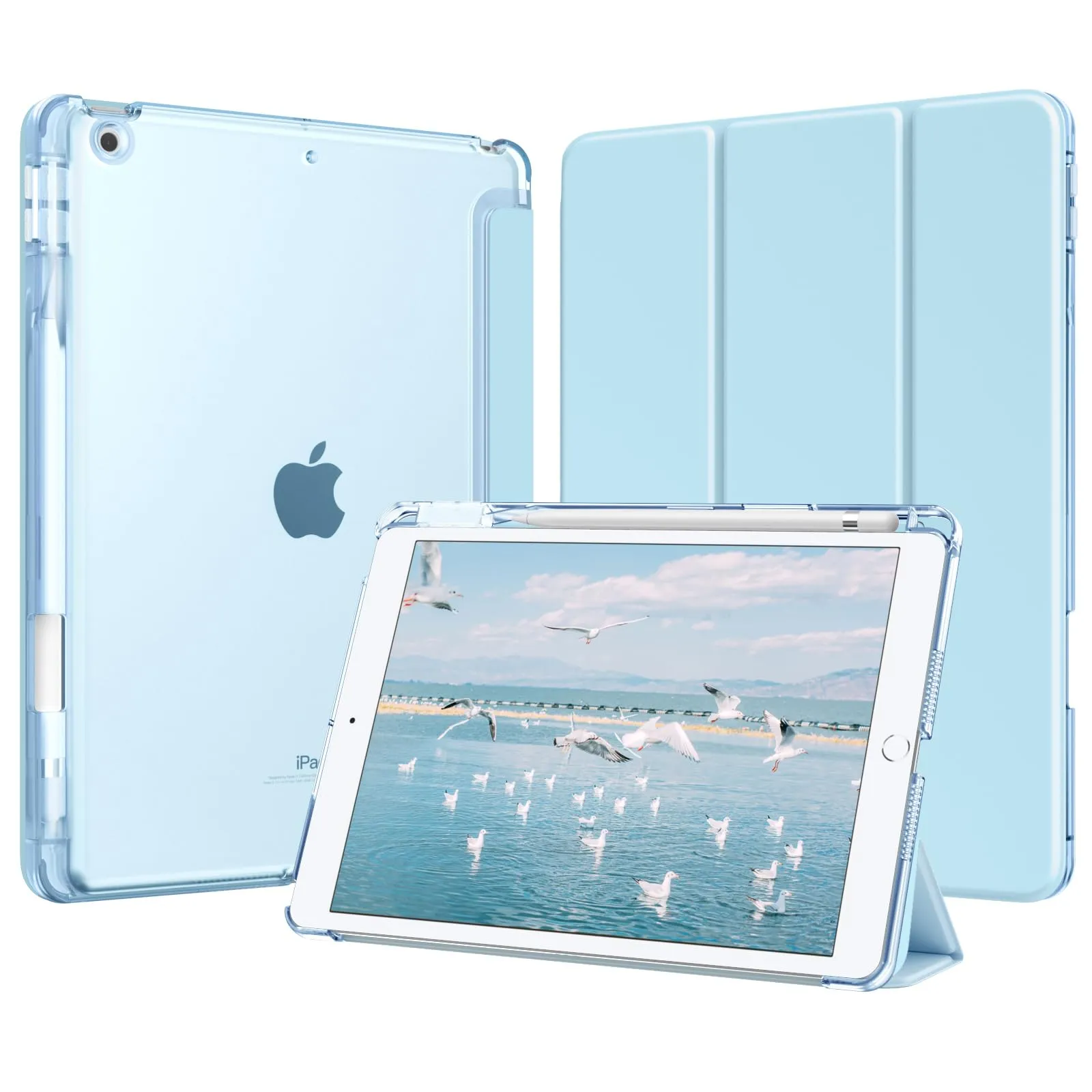 MoKo Cover per iPad 7a/8a/9a Generazione 10,2 Pollici con Portapenna - immagine 1