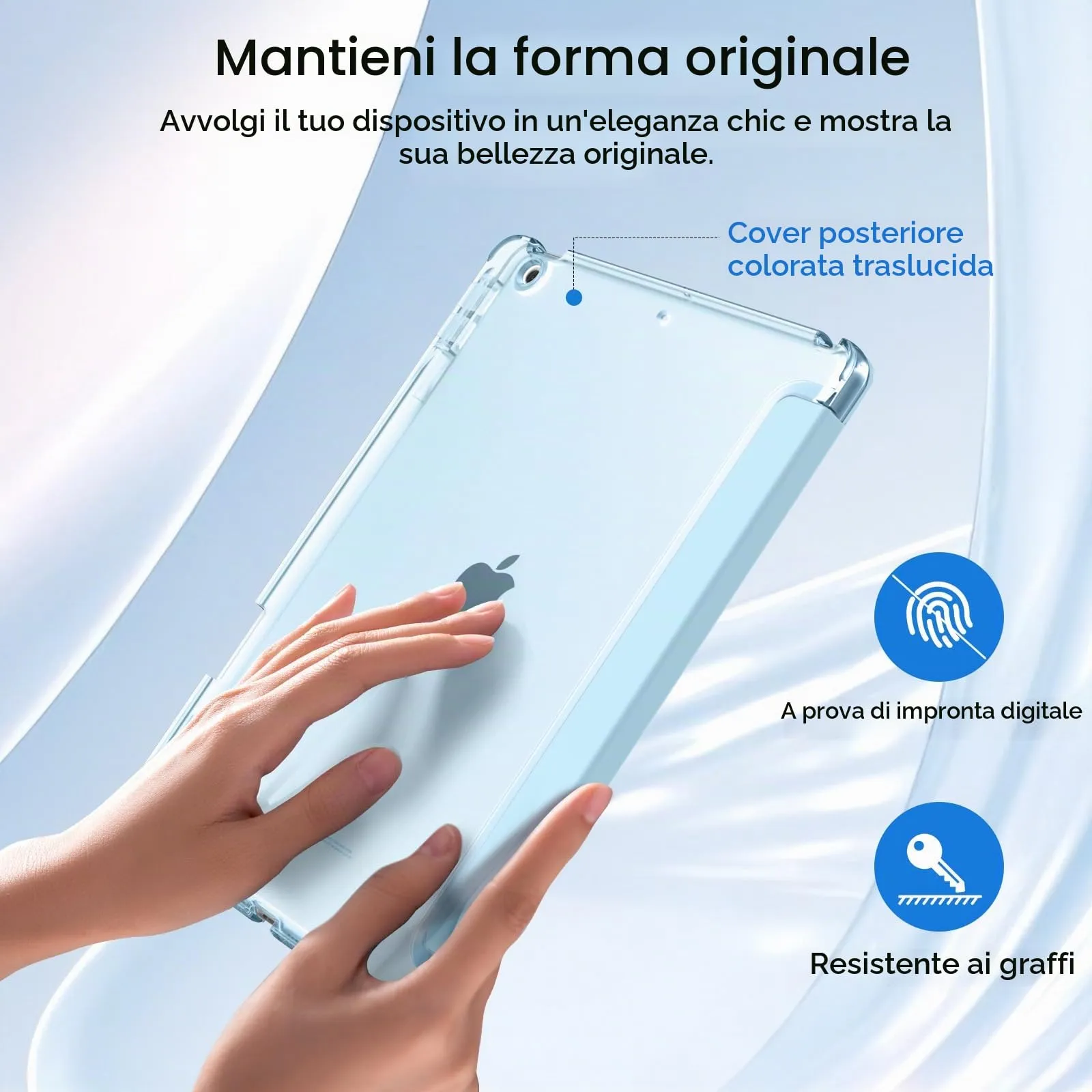 MoKo Cover per iPad 7a/8a/9a Generazione 10,2 Pollici con Portapenna - immagine 5