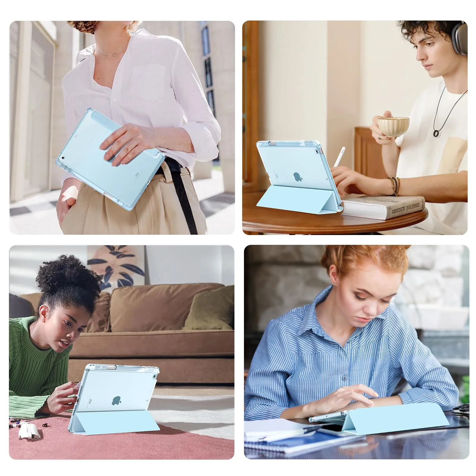 MoKo Cover per iPad 7a/8a/9a Generazione 10,2 Pollici con Portapenna - immagine 9