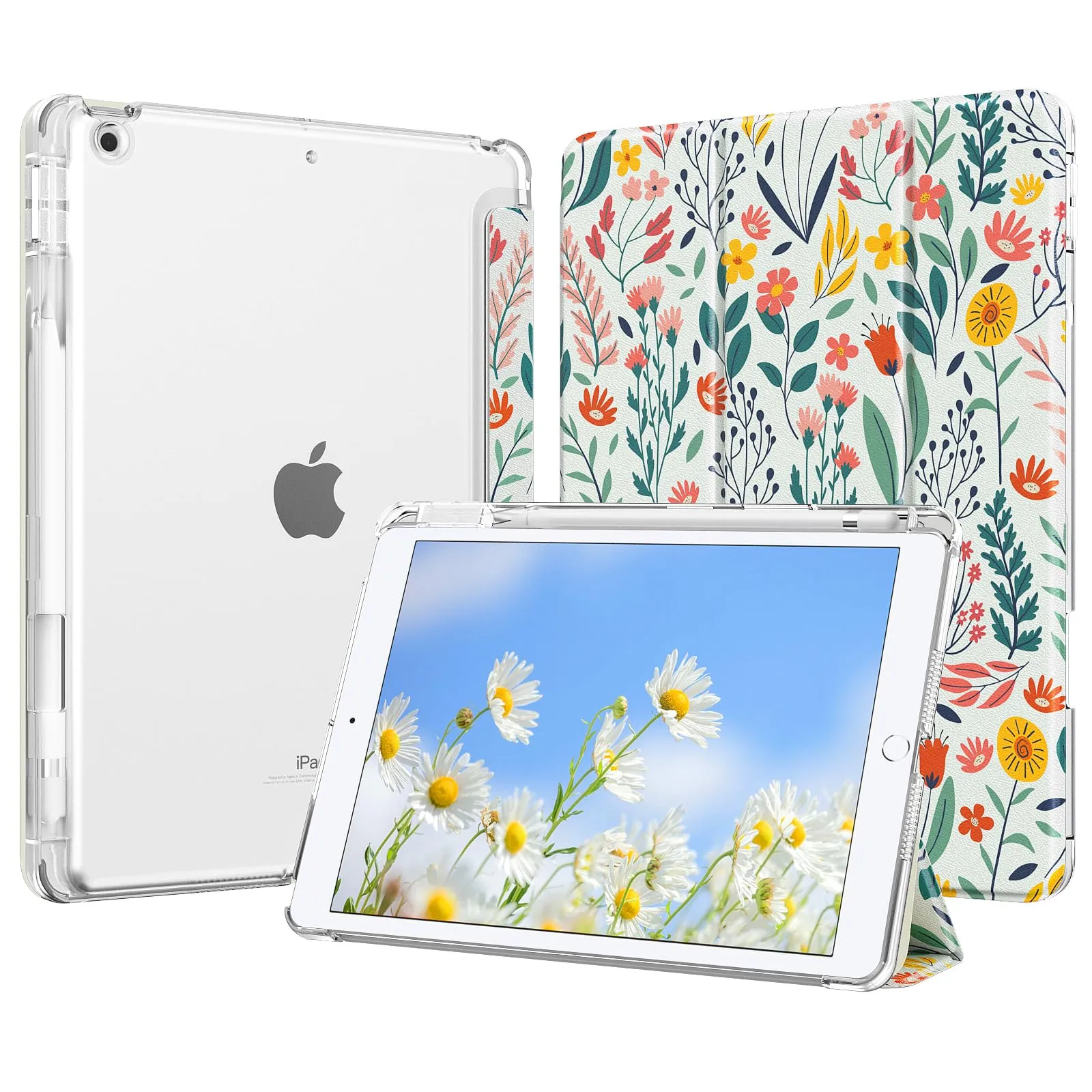 MoKo Cover per iPad 9a/8a/7a Generazione 10,2 Pollici con Portapenna - immagine 1