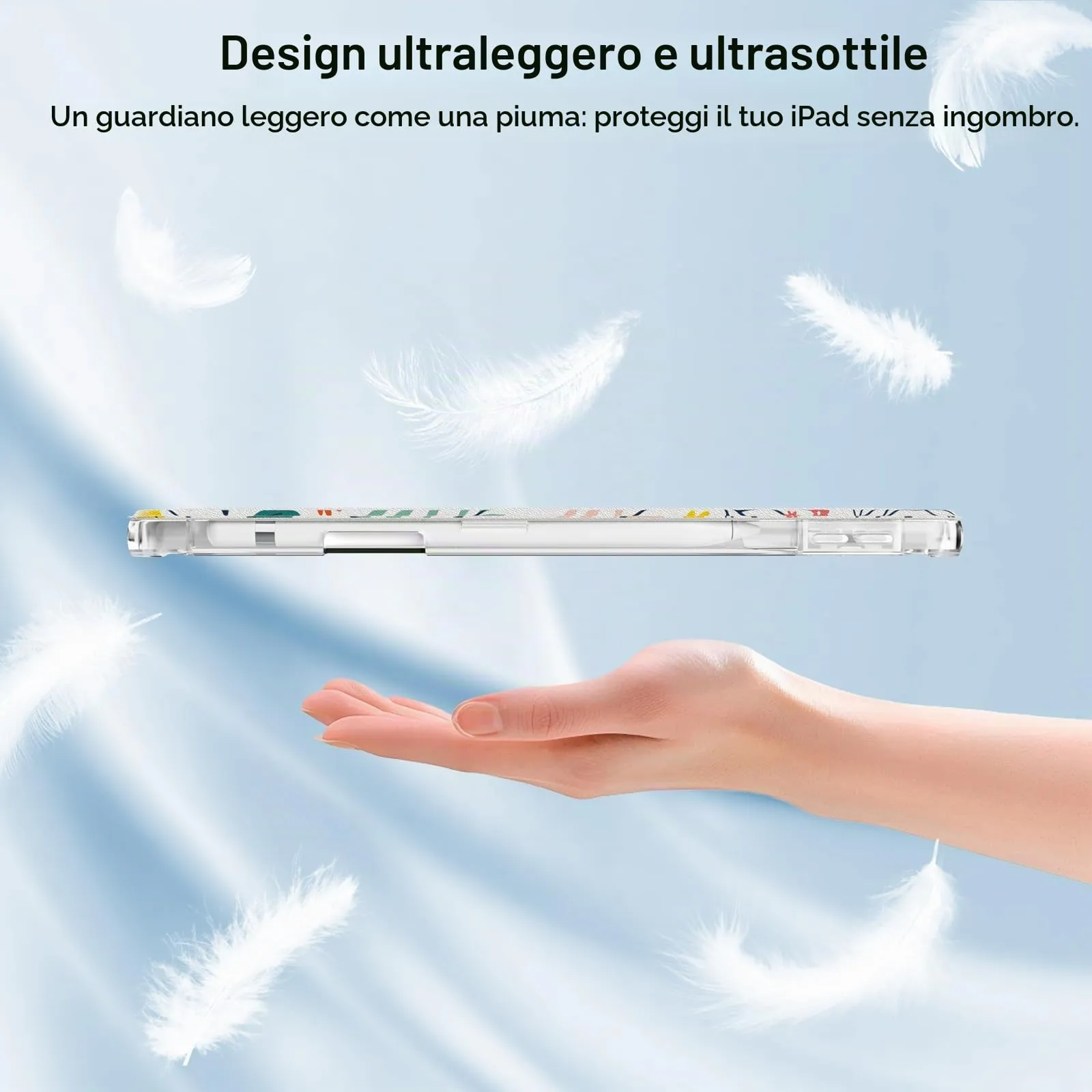 MoKo Cover per iPad 9a/8a/7a Generazione 10,2 Pollici con Portapenna - immagine 8