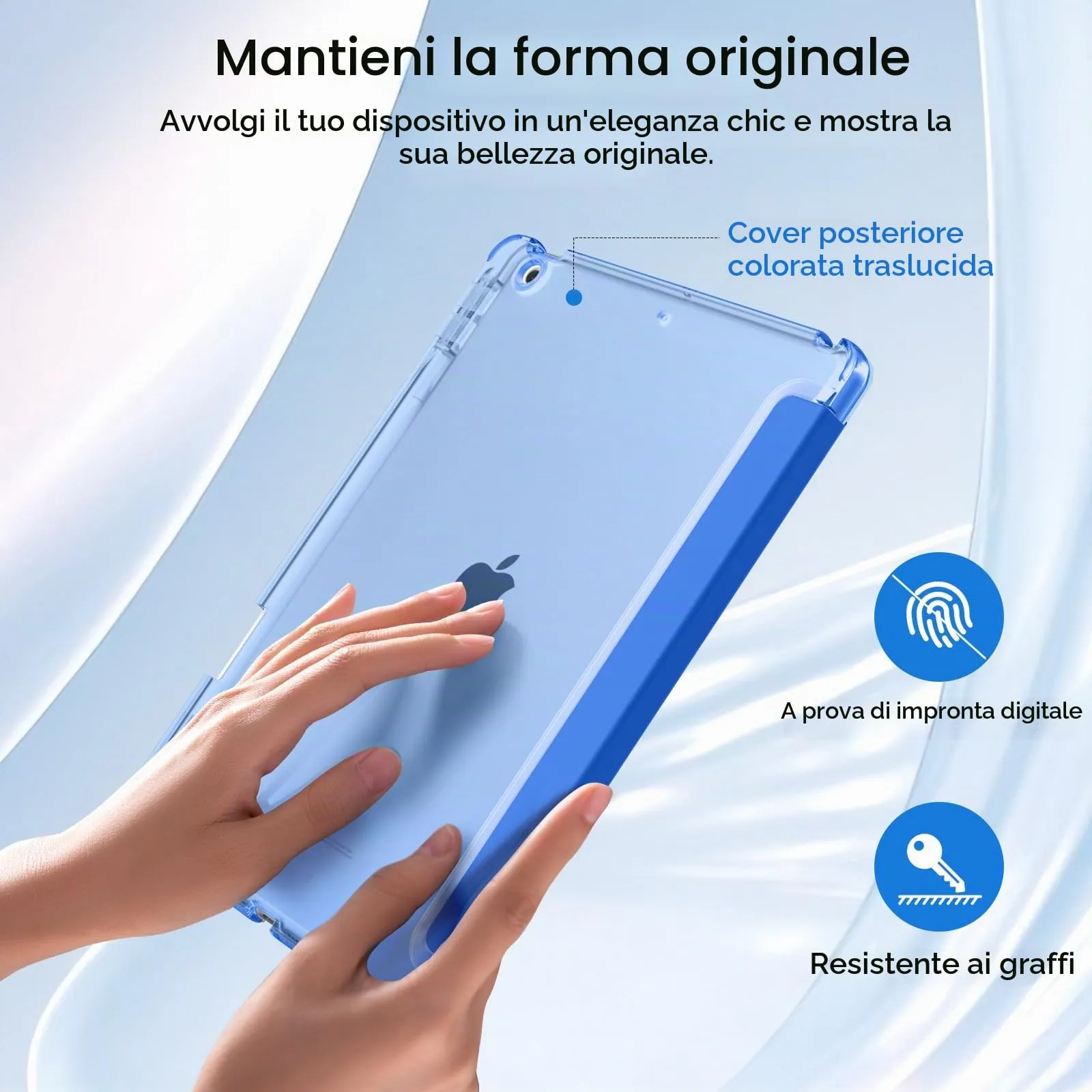 MoKo Cover per iPad 9ª/8ª/7ª Generazione 10,2 Pollici con Portapenna - immagine 5