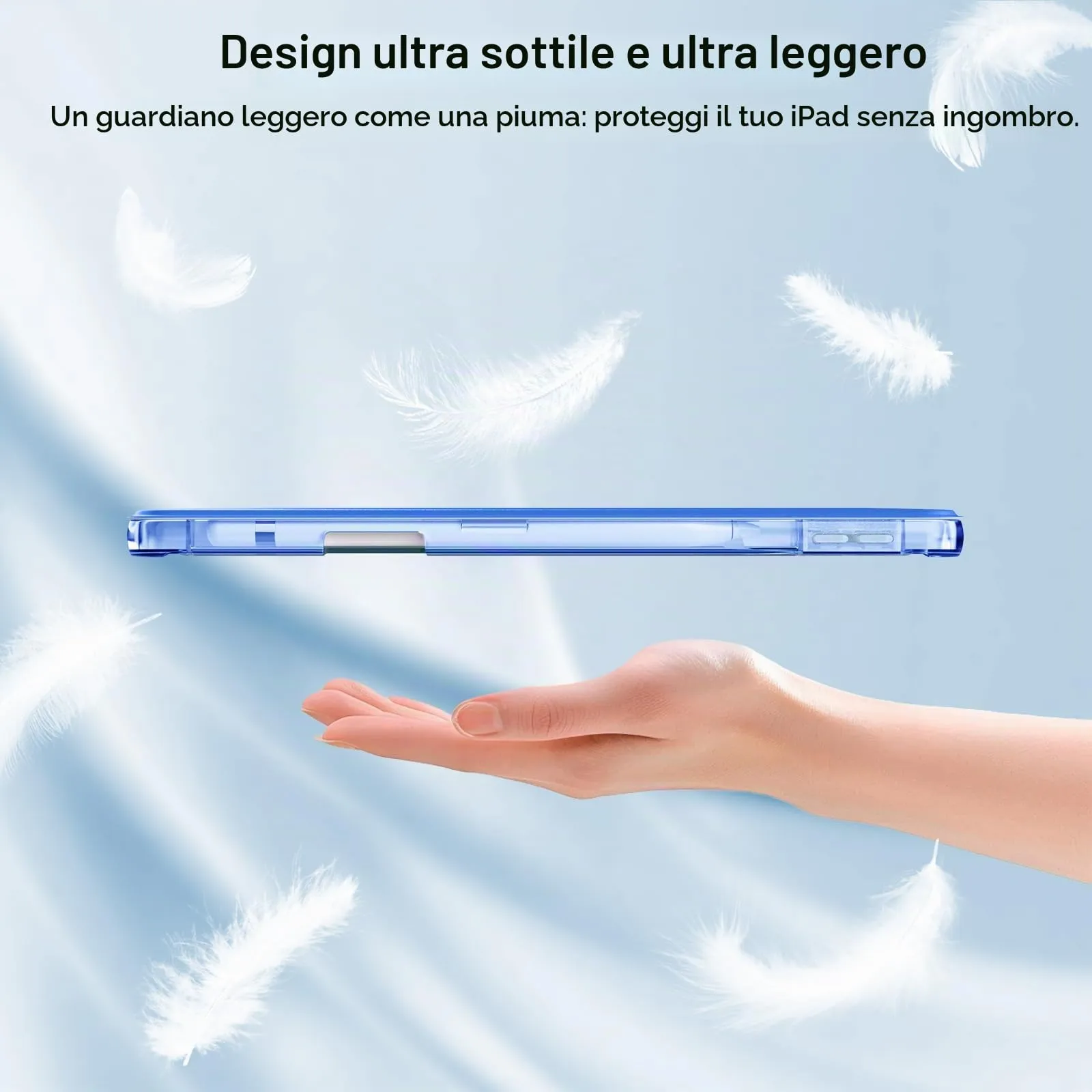 MoKo Cover per iPad 9ª/8ª/7ª Generazione 10,2 Pollici con Portapenna - immagine 8