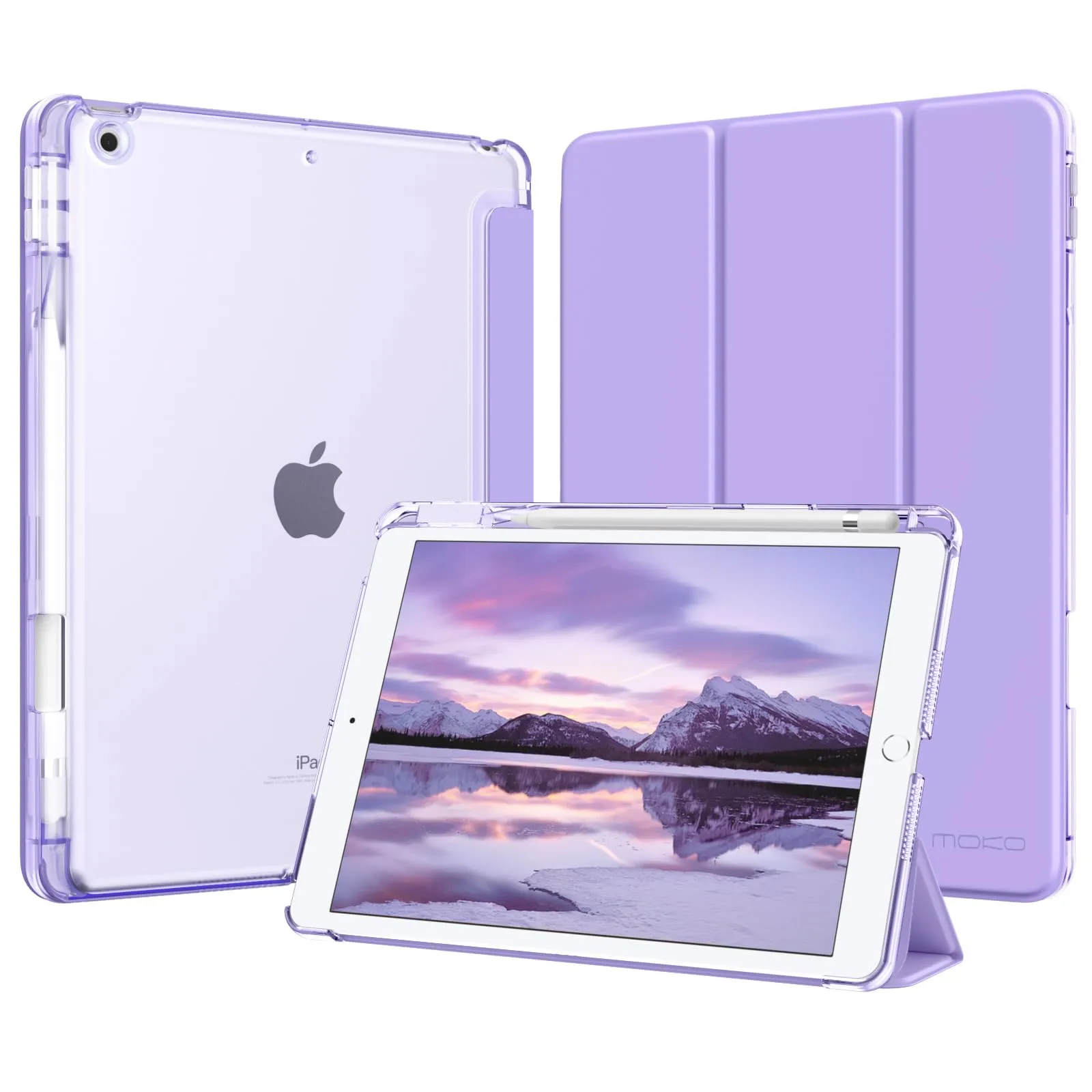 MoKo Cover per iPad 9a/8a/7a Generazione 10,2 Pollici con Portapenna - immagine 1