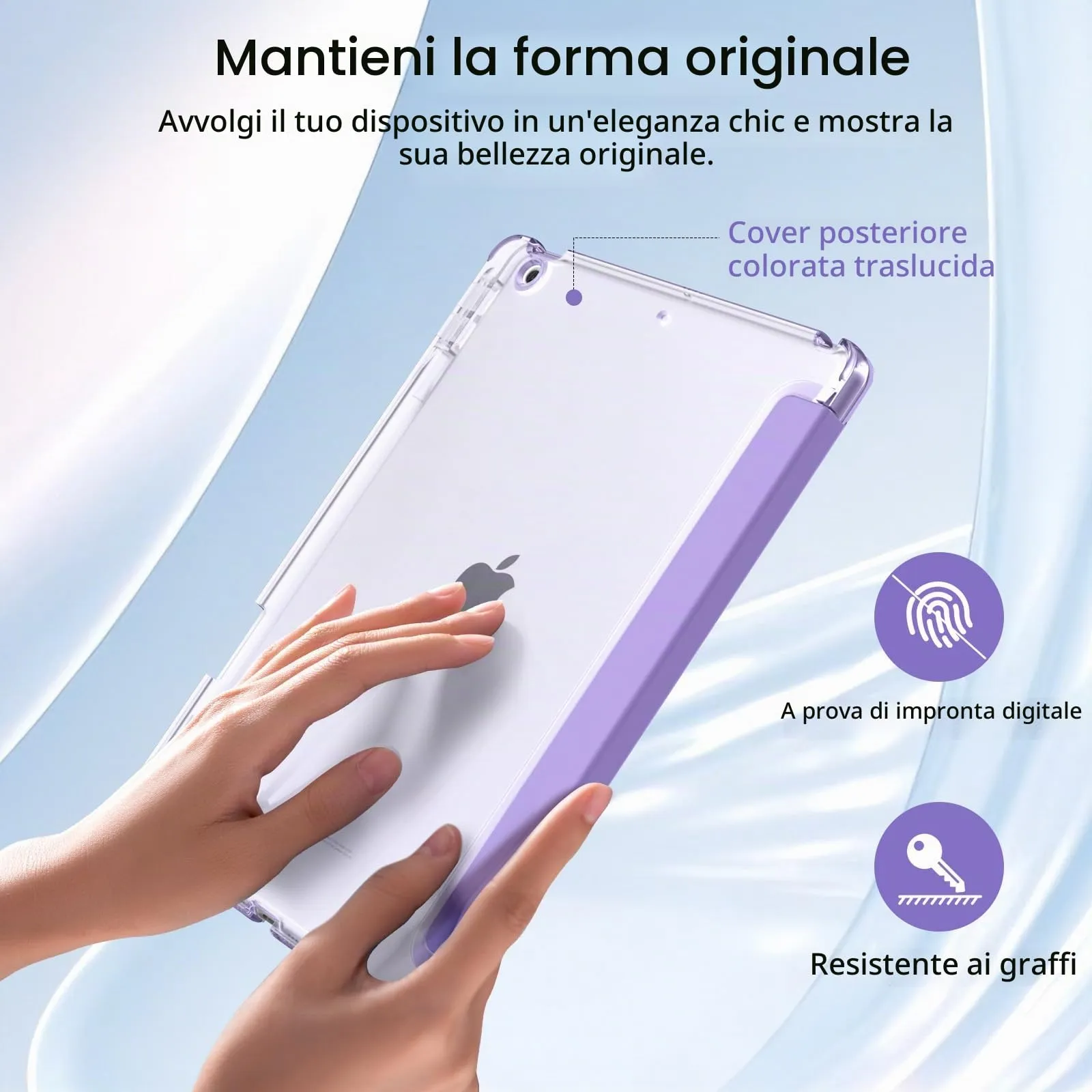 MoKo Cover per iPad 9a/8a/7a Generazione 10,2 Pollici con Portapenna - immagine 5