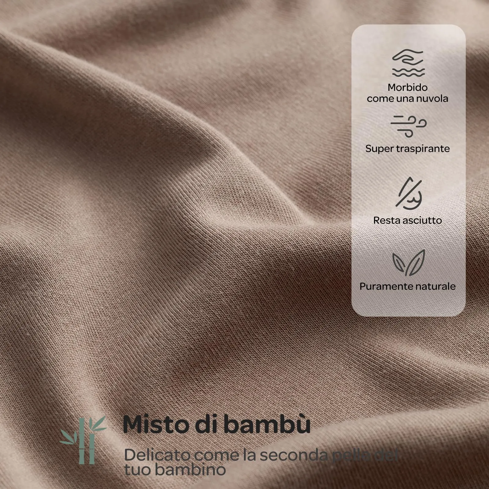 Momcozy Swaddle Bambù per Neonato 0-3 Mesi, 2 Pezzi, Marrone Caffè - immagine 6