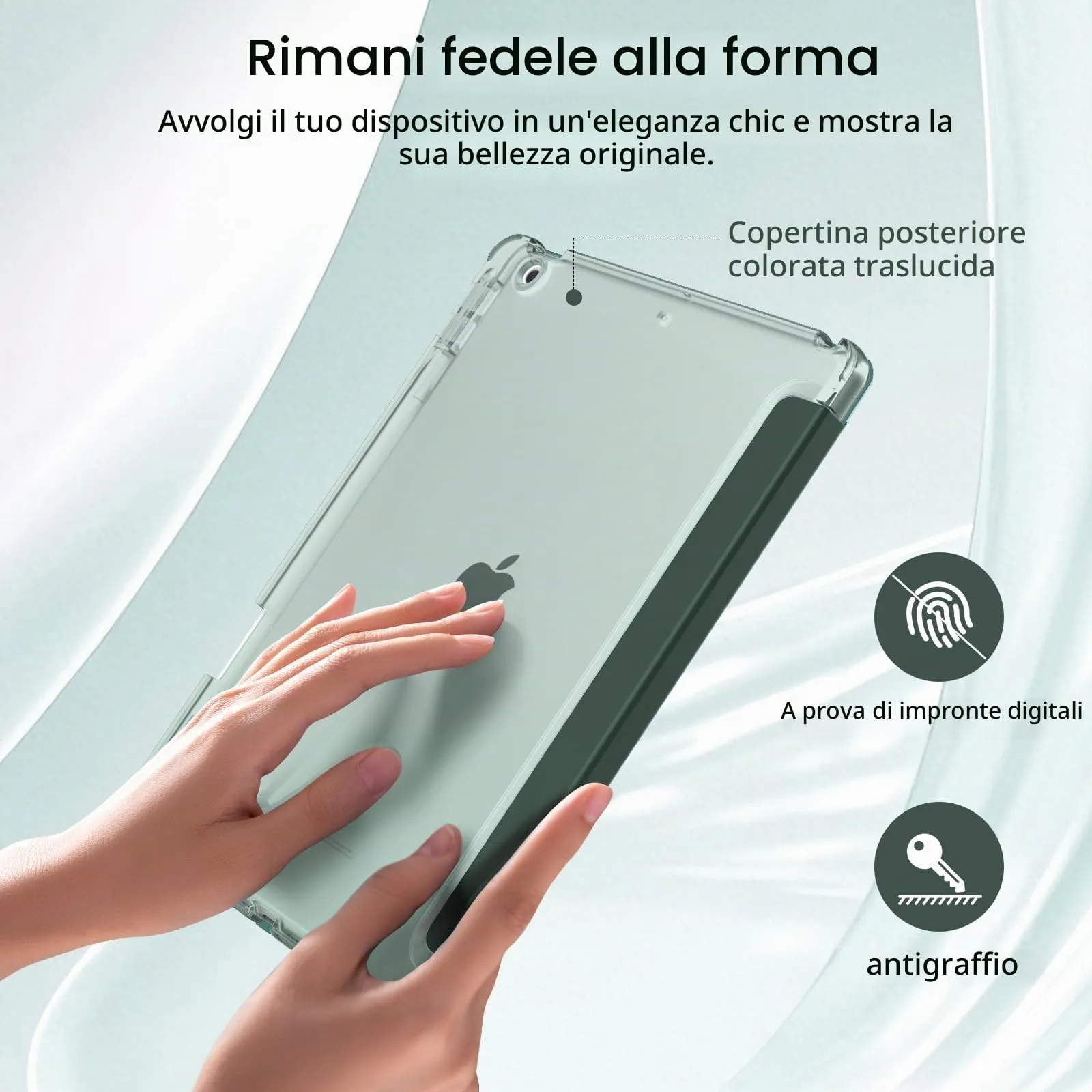 MoKo Cover per iPad 9a/8a/7a Generazione 10,2 Pollici con Portapenna - immagine 5