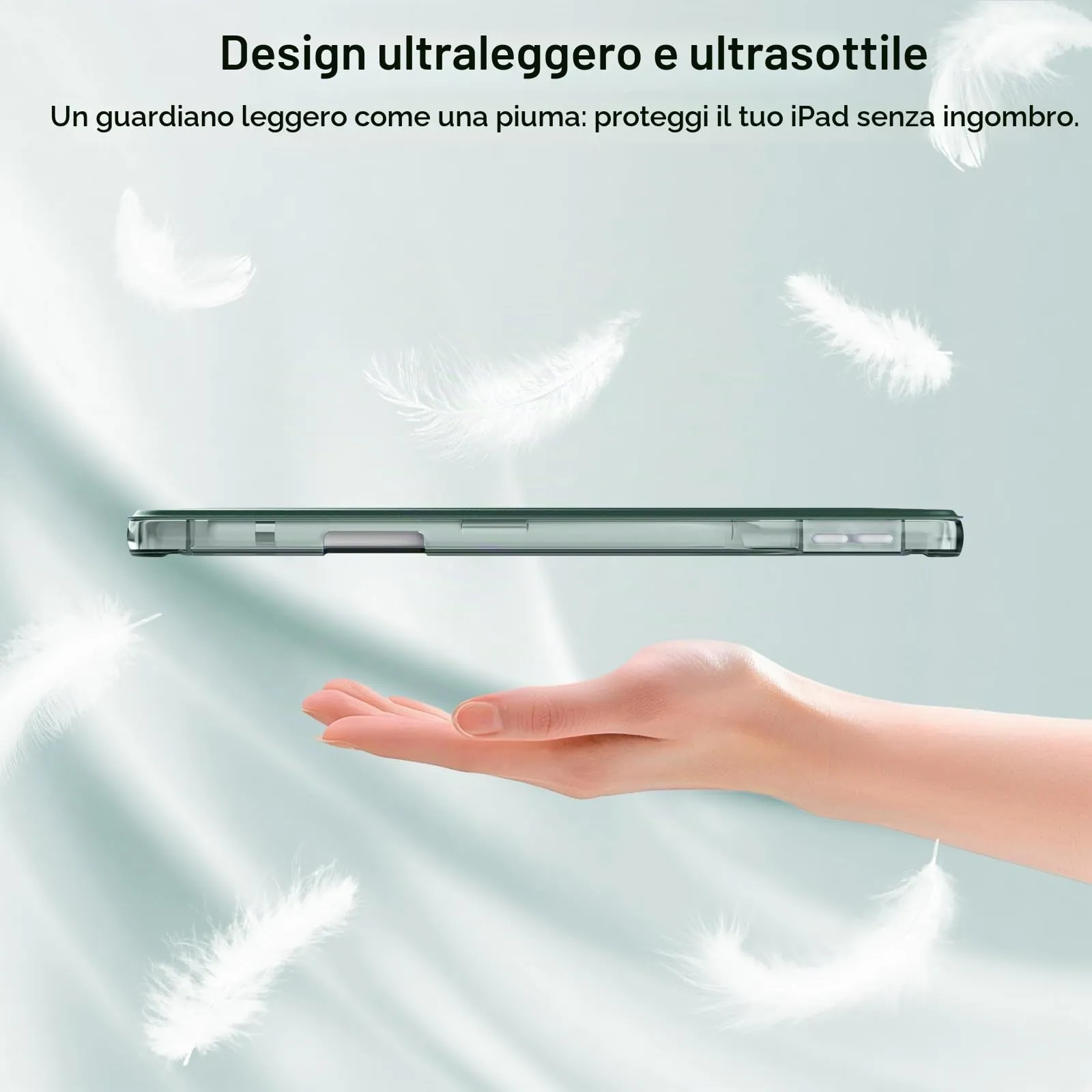MoKo Cover per iPad 9a/8a/7a Generazione 10,2 Pollici con Portapenna - immagine 8
