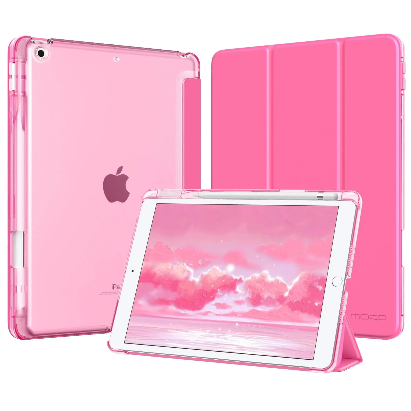 MoKo Cover per iPad 9a/8a/7a Generazione 10,2 Pollici con Portapenna - immagine 1
