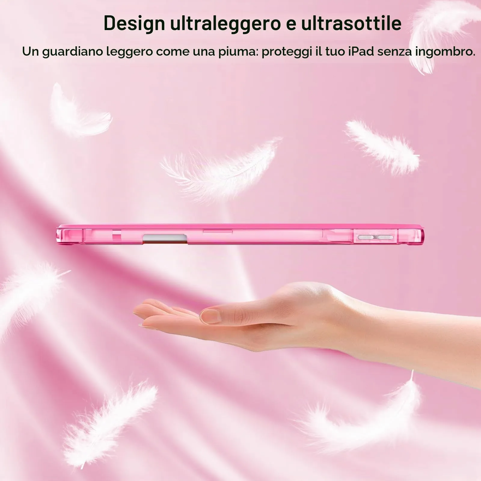 MoKo Cover per iPad 9a/8a/7a Generazione 10,2 Pollici con Portapenna - immagine 8