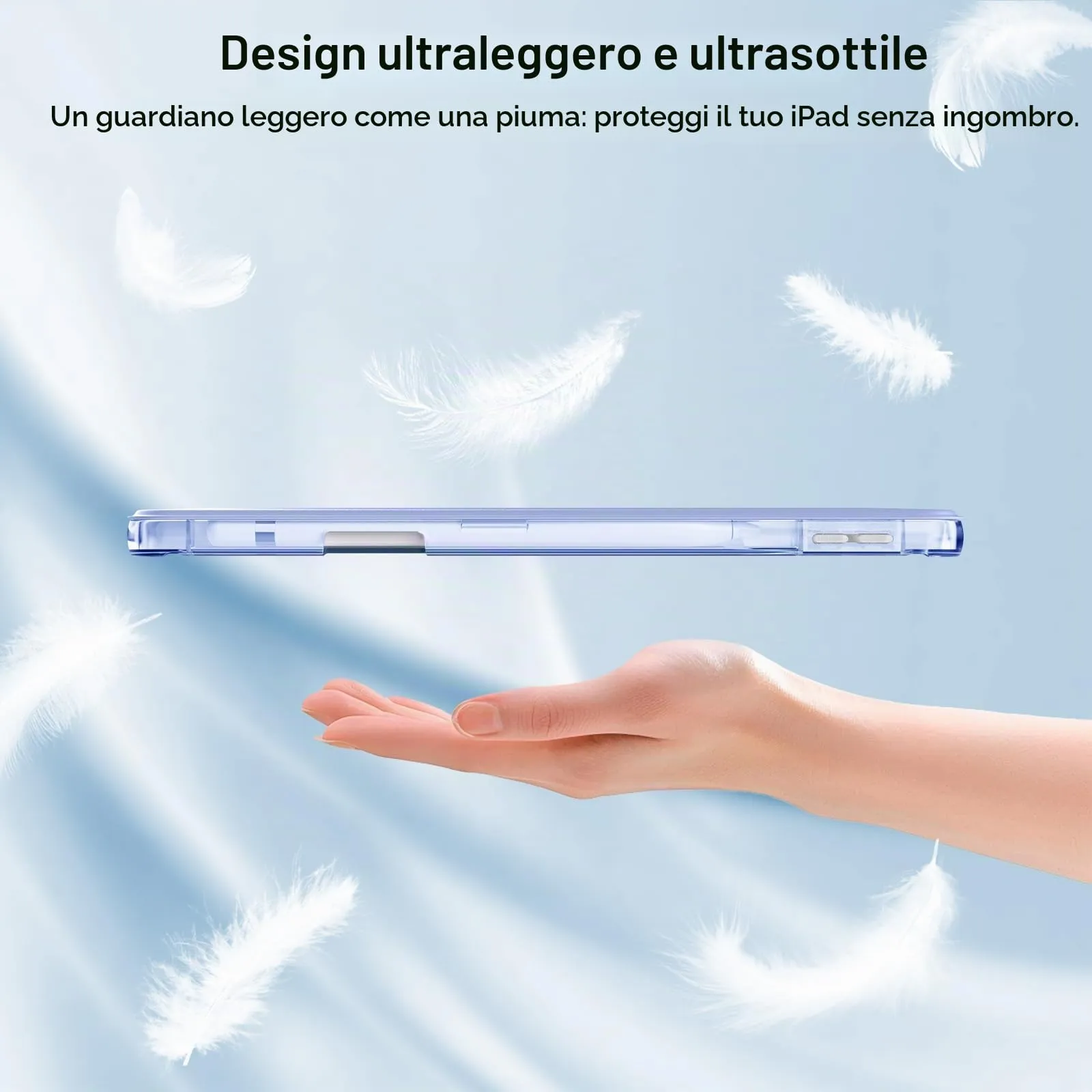 MoKo Cover per iPad 9ª/8ª/7ª Generazione 10,2 Pollici con Portapenna - immagine 8