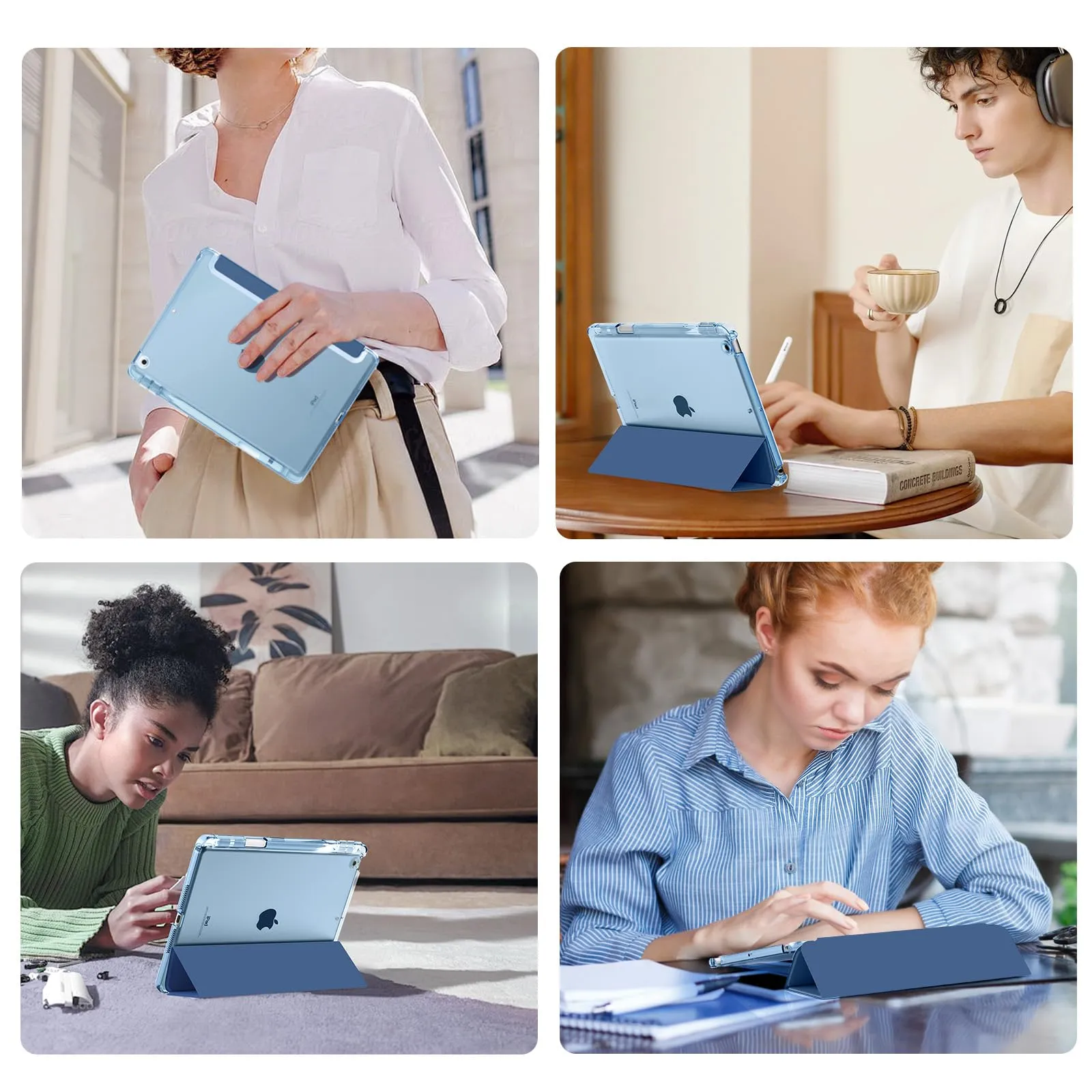 MoKo Cover per iPad 7a/8a/9a Generazione 10,2 Pollici con Portapenna - immagine 9