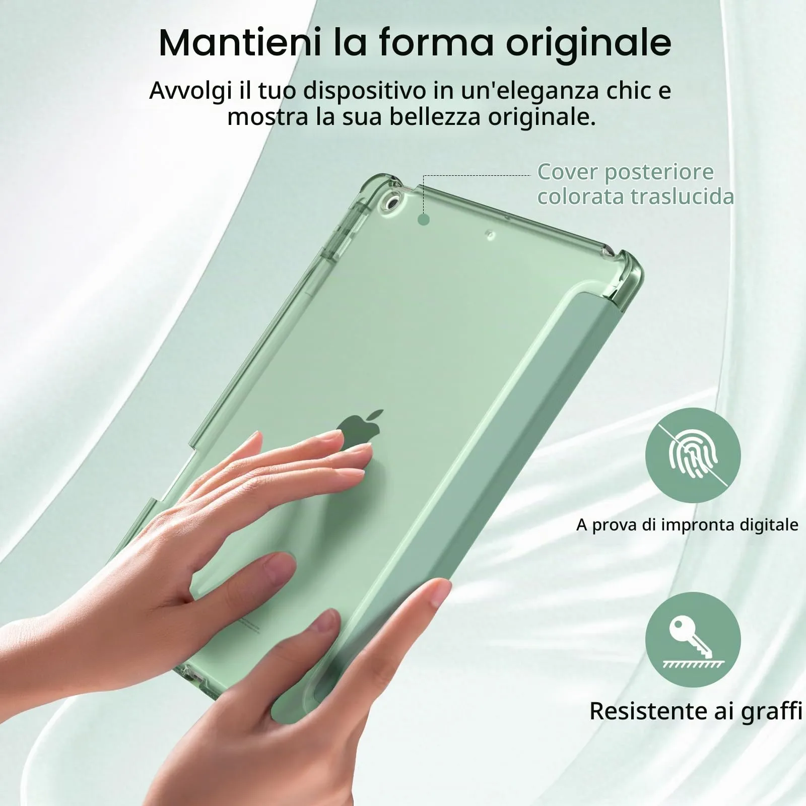 MoKo Cover per iPad 7a/8a/9a Generazione 10,2 Pollici con Portapenna - immagine 5