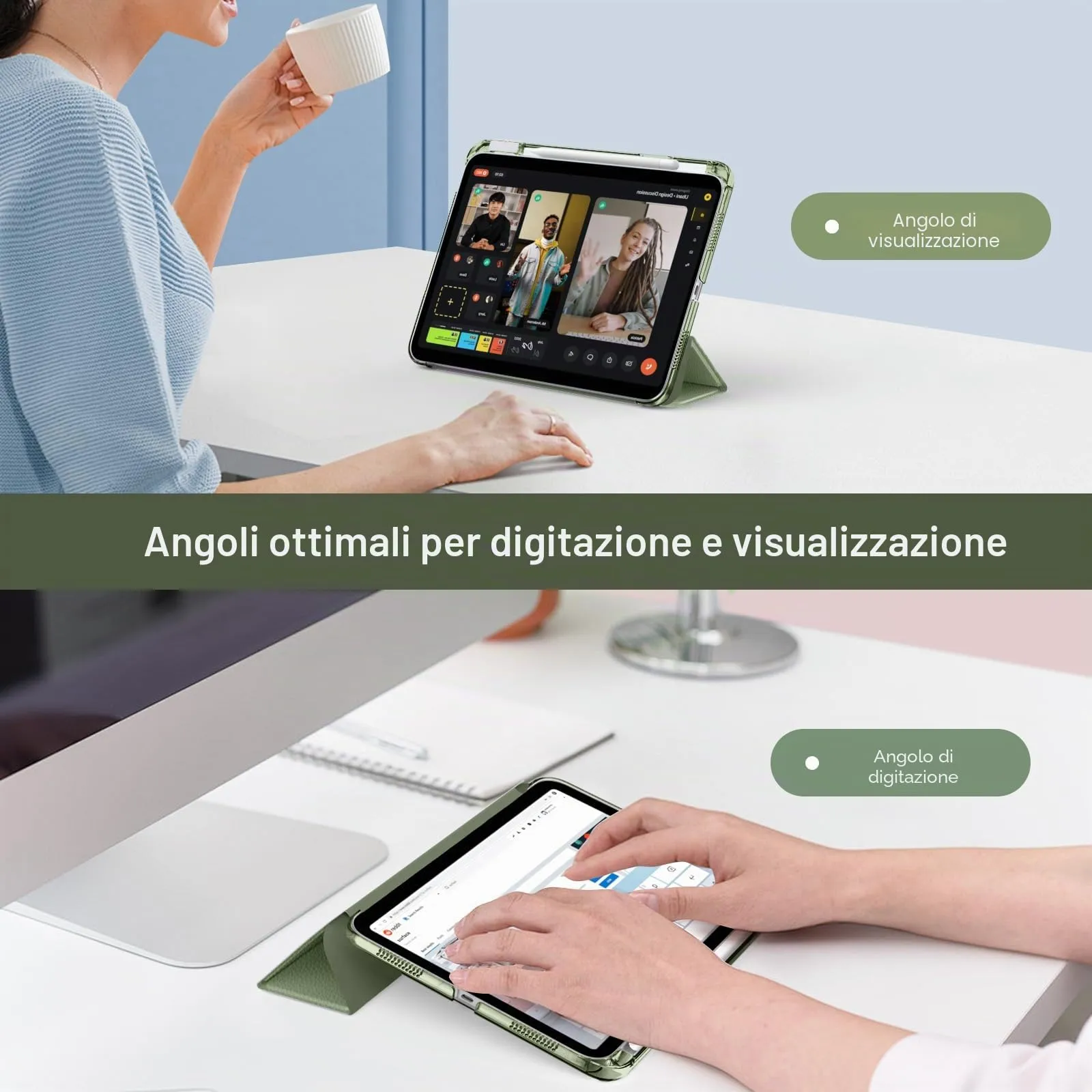 MoKo Cover per iPad 11ª Generazione 11 Pollici e iPad 10ª Generazione 10,9 Pollici - immagine 4