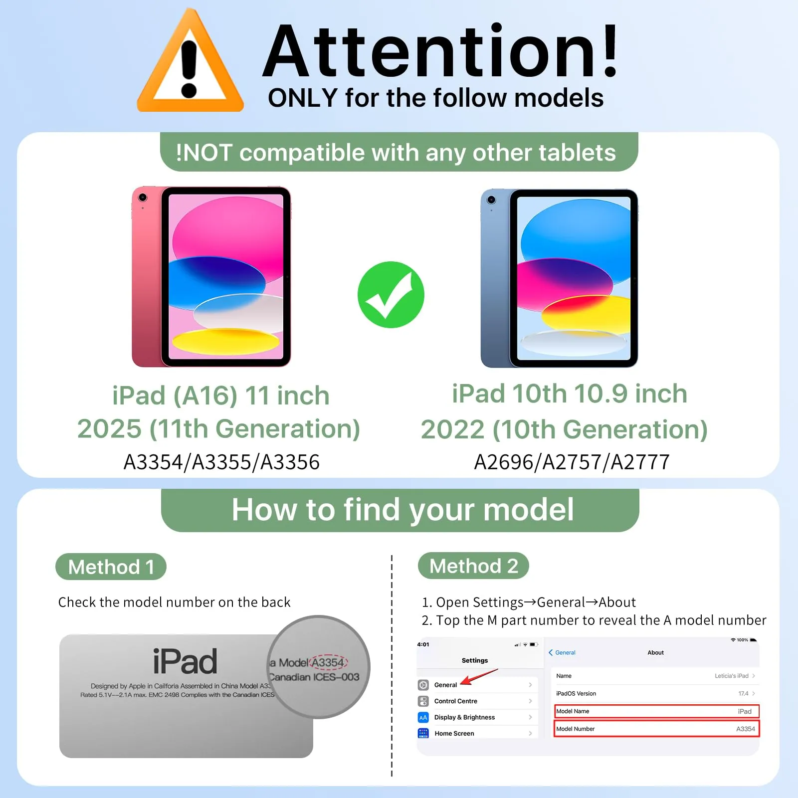 MoKo Cover per iPad 11a Generazione 11 Pollici e iPad 10a Gen 10,9 Pollici - immagine 2