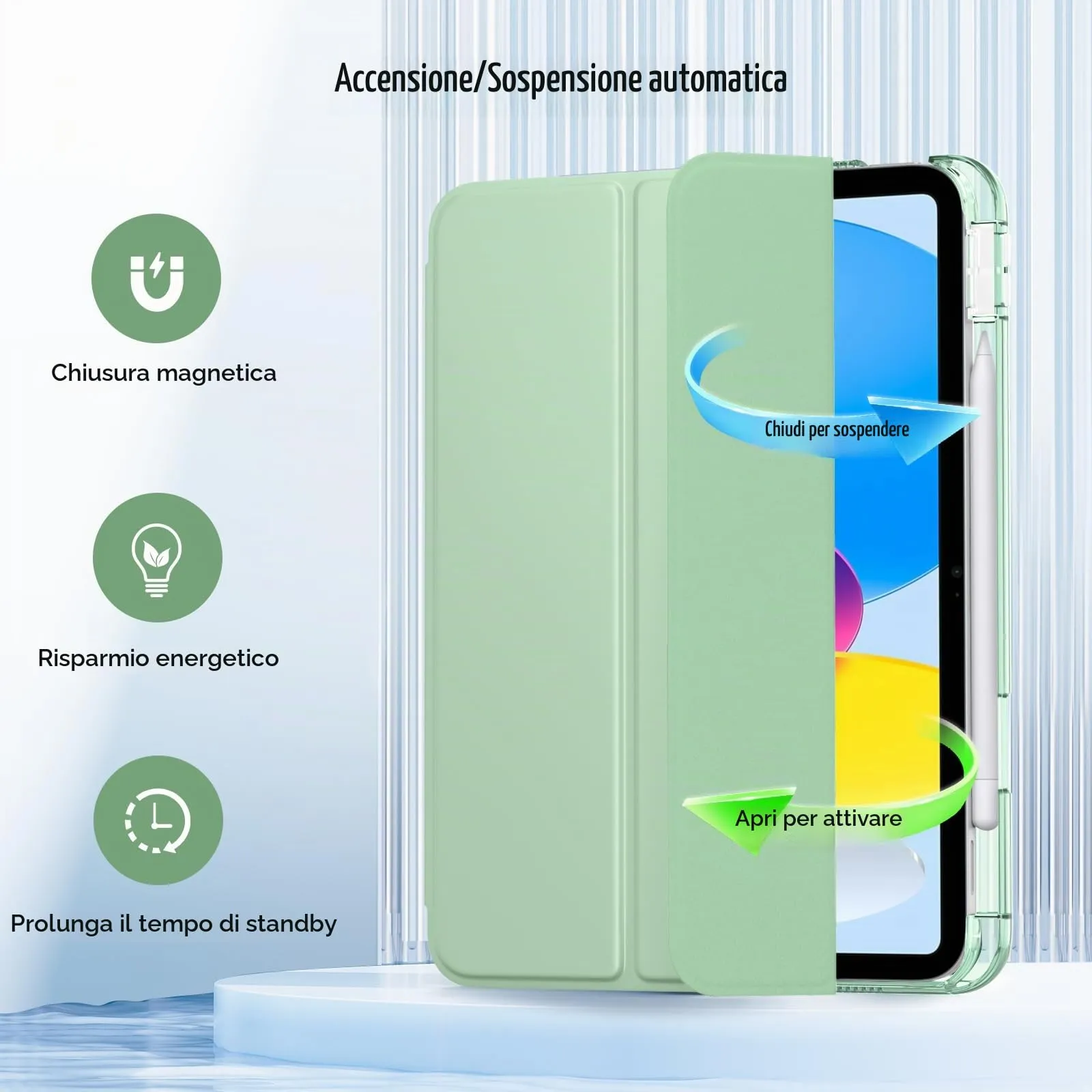 MoKo Cover per iPad 11a Generazione 11 Pollici e iPad 10a Gen 10,9 Pollici - immagine 7