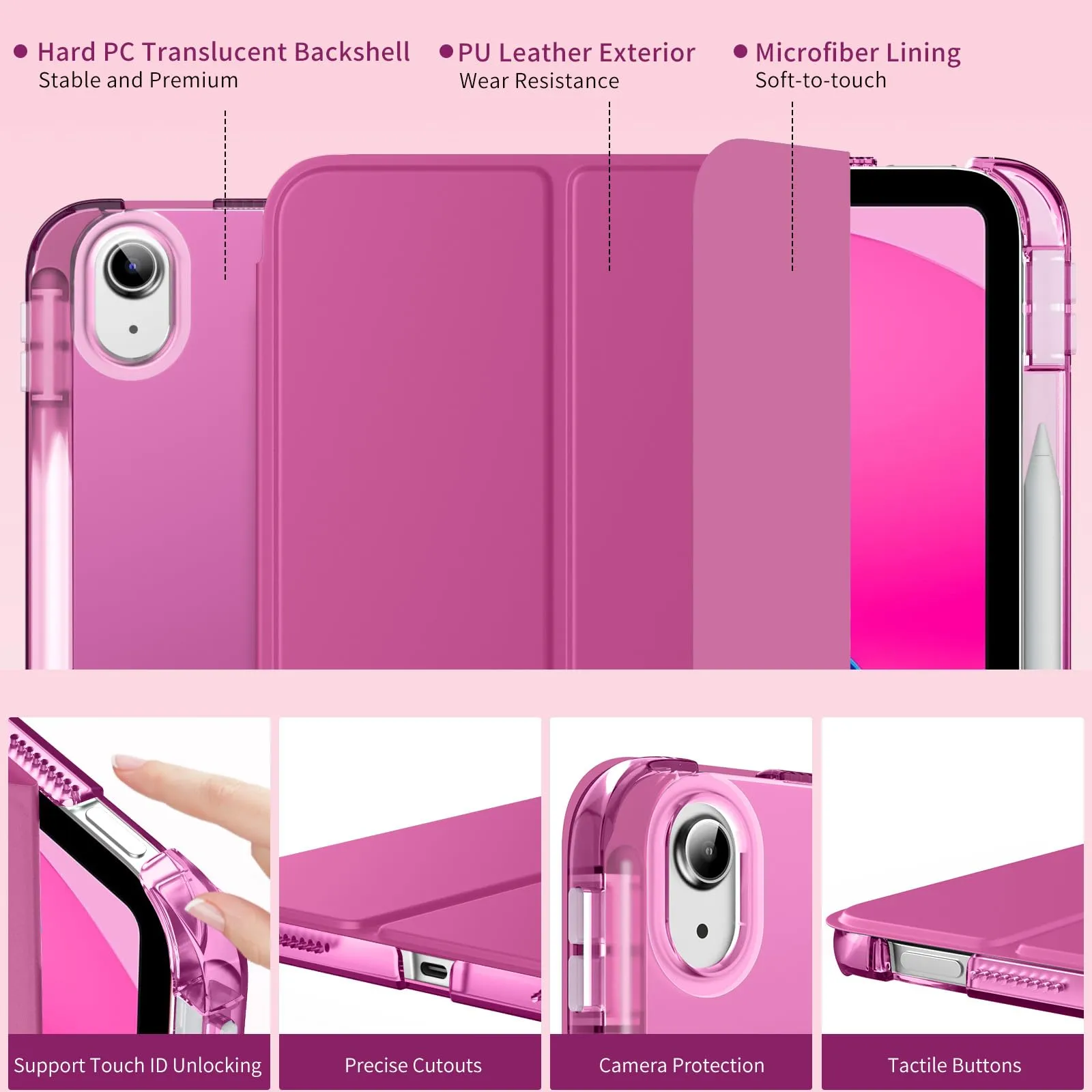 MoKo Cover per iPad 11ª Generazione 11 Pollici e iPad 10ª Generazione 10,9 Pollici - immagine 3