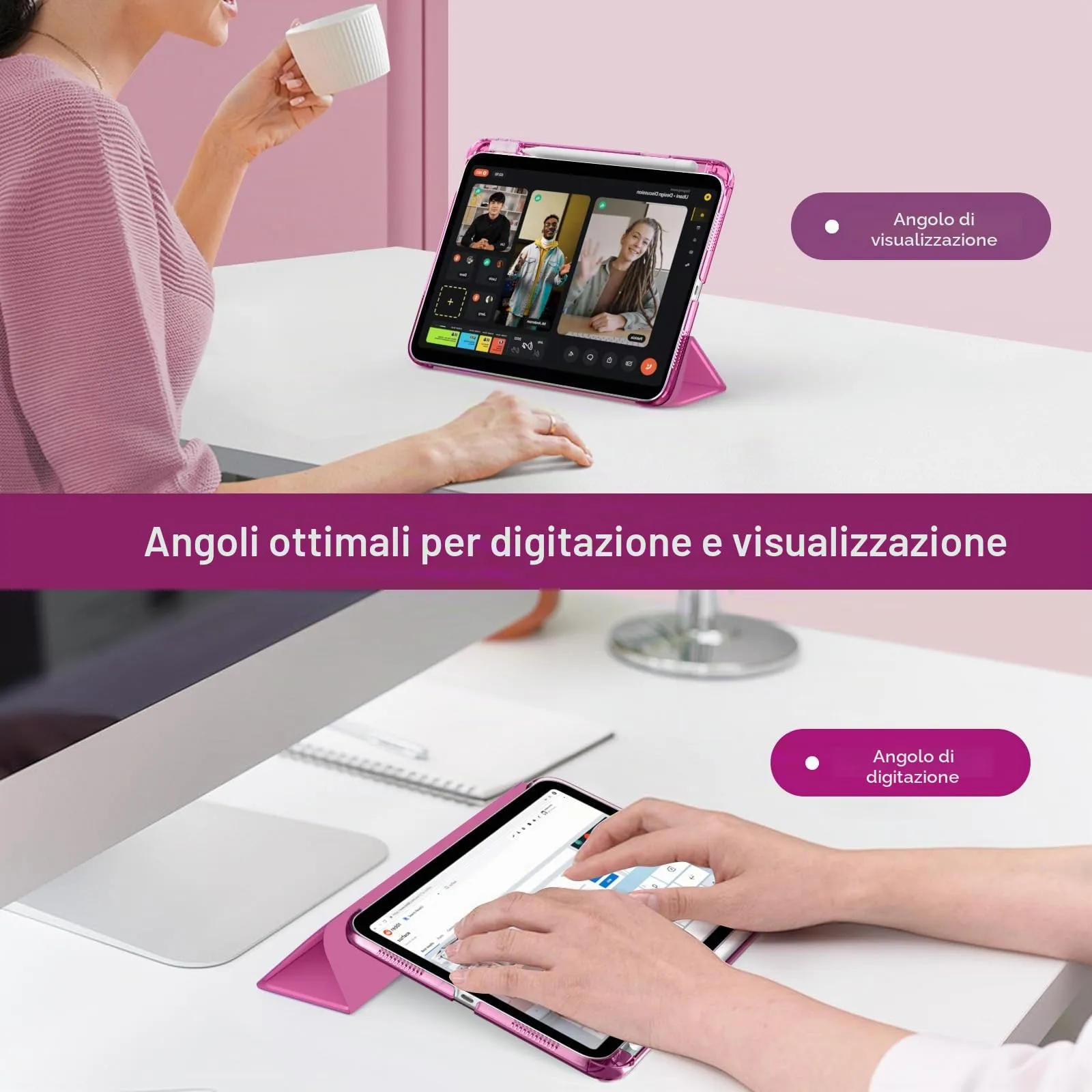 MoKo Cover per iPad 11ª Generazione 11 Pollici e iPad 10ª Generazione 10,9 Pollici - immagine 4