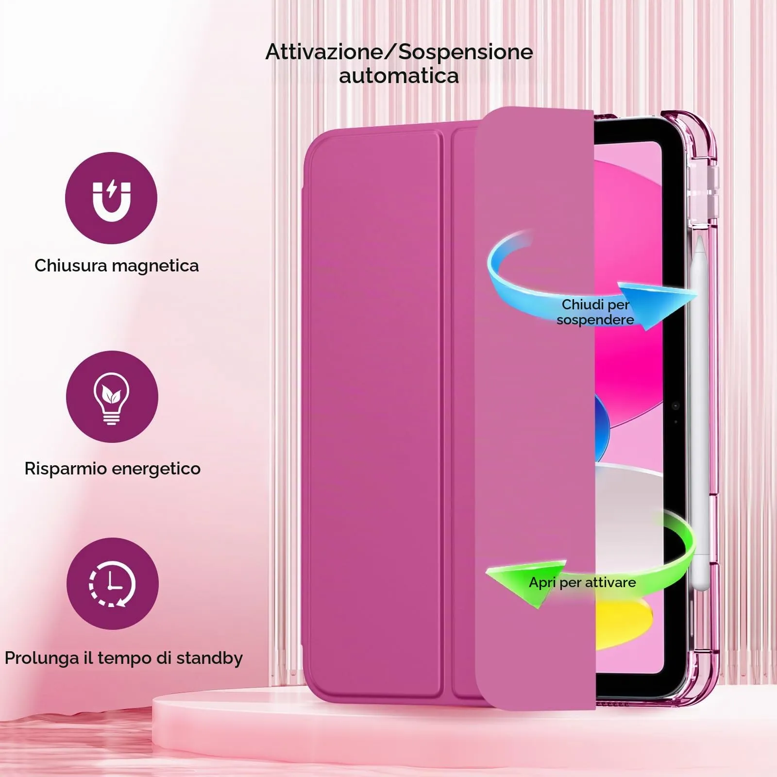 MoKo Cover per iPad 11ª Generazione 11 Pollici e iPad 10ª Generazione 10,9 Pollici - immagine 7