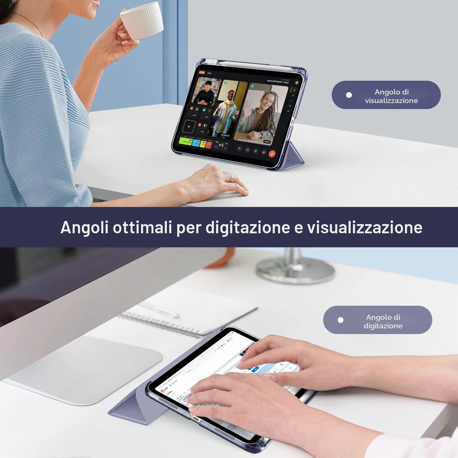 MoKo Cover per iPad 11a Generazione 11 Pollici e iPad 10a Generazione 10,9 Pollici - immagine 4