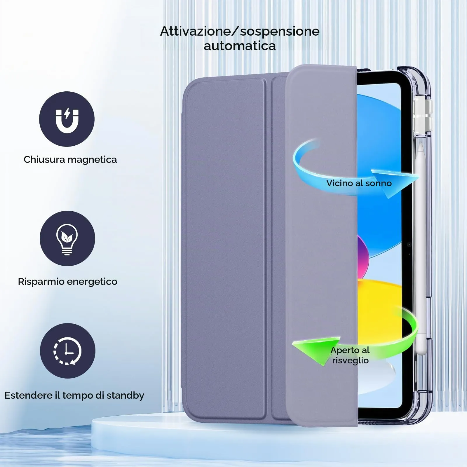 MoKo Cover per iPad 11a Generazione 11 Pollici e iPad 10a Generazione 10,9 Pollici - immagine 7