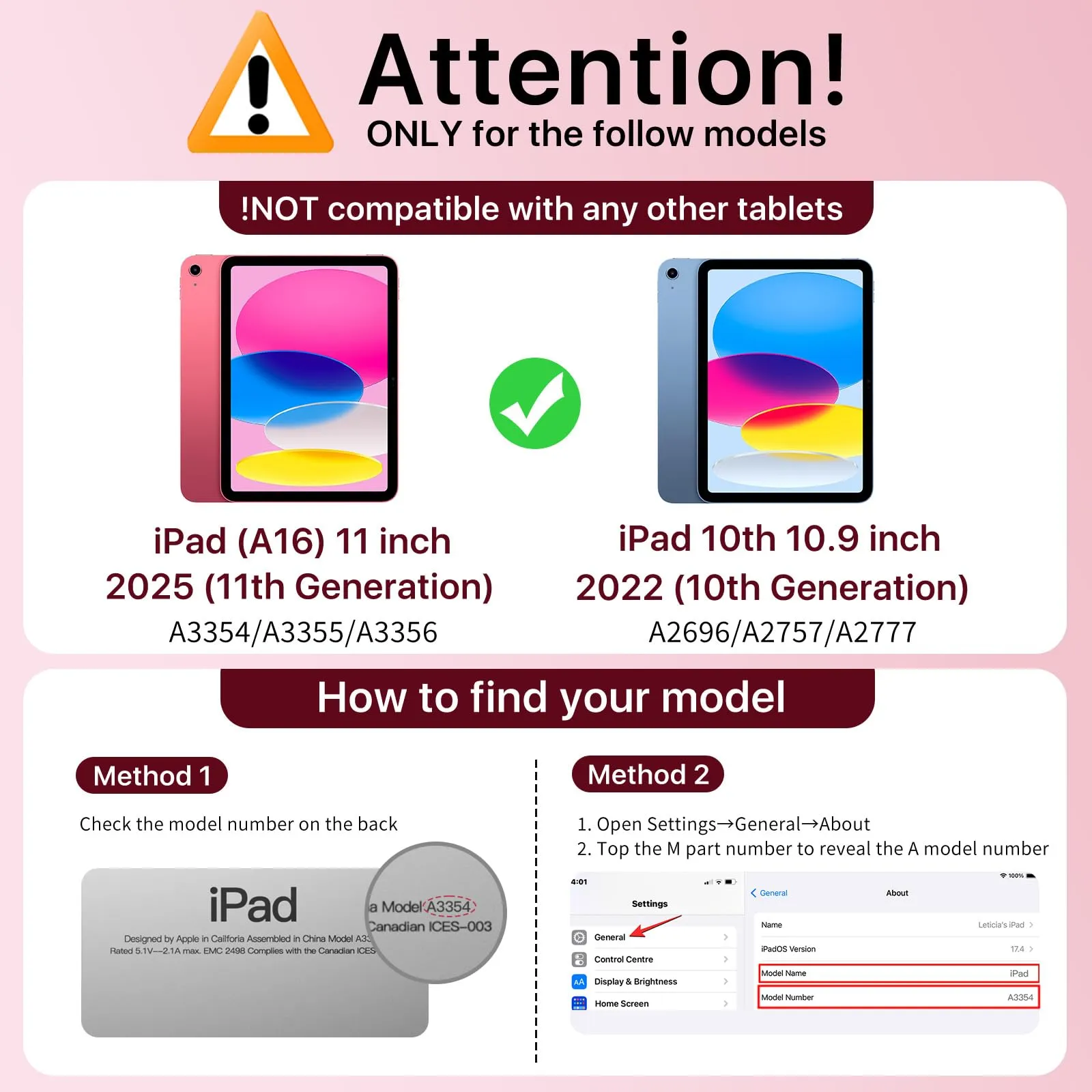 MoKo Cover per iPad 11a Generazione 11 Pollici e iPad 10a Gen 10,9 Pollici - immagine 2