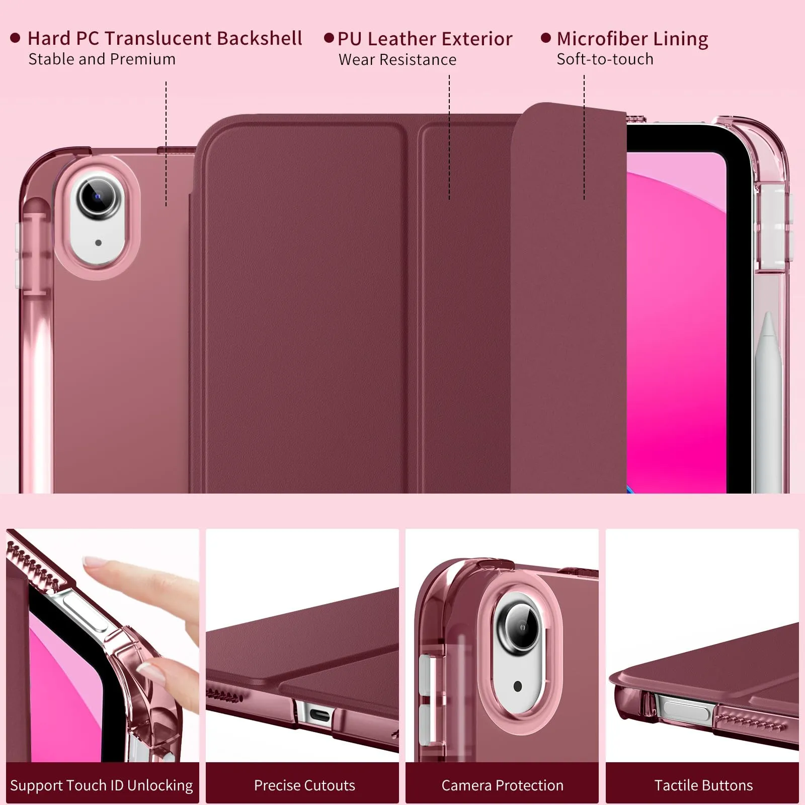 MoKo Cover per iPad 11a Generazione 11 Pollici e iPad 10a Gen 10,9 Pollici - immagine 3