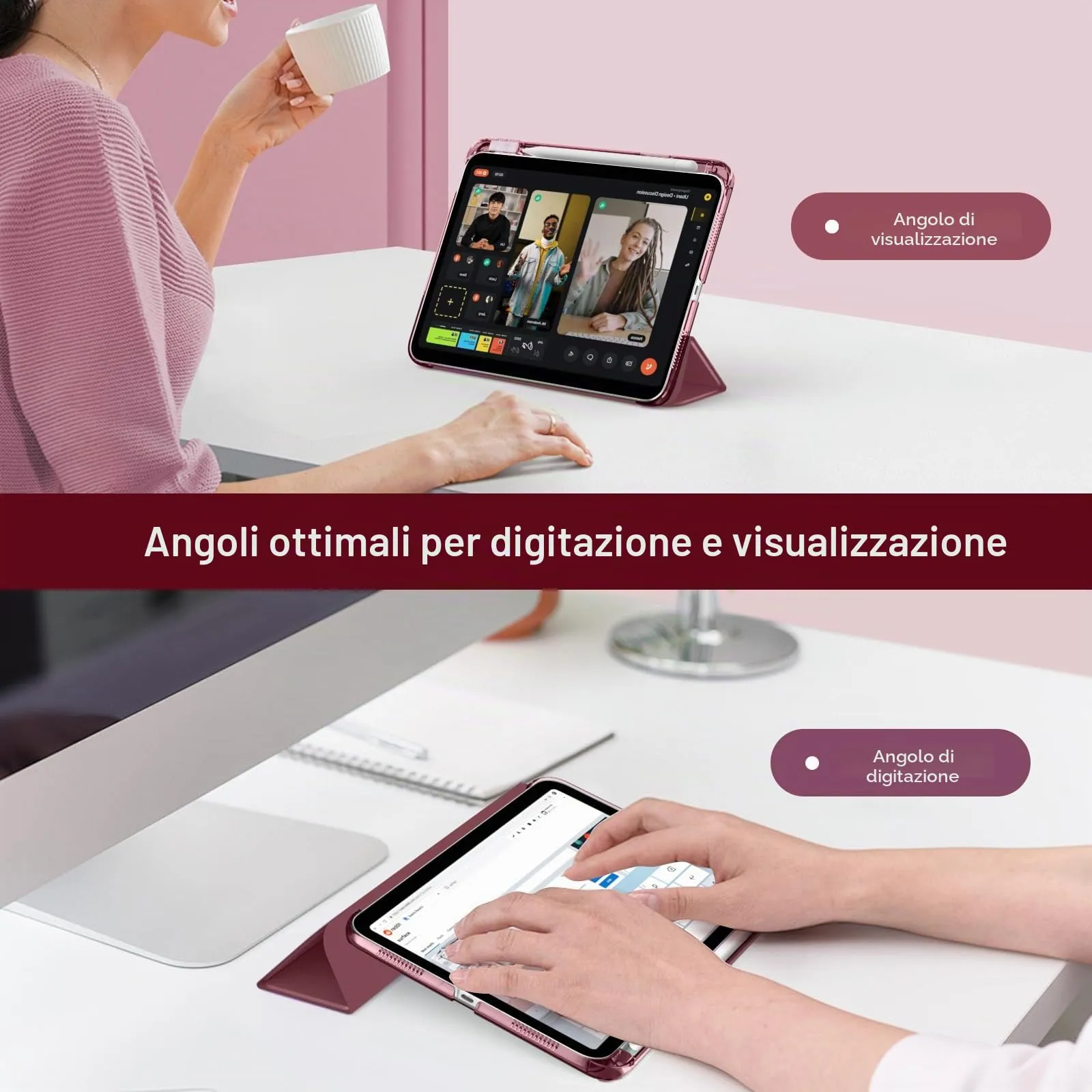 MoKo Cover per iPad 11a Generazione 11 Pollici e iPad 10a Gen 10,9 Pollici - immagine 4