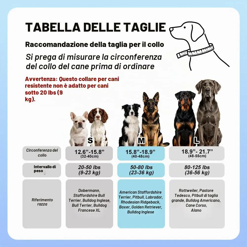 TSPRO Collare Tattico per Cane con Fodera Morbida, Taglia L, Zebra Classico - immagine 5