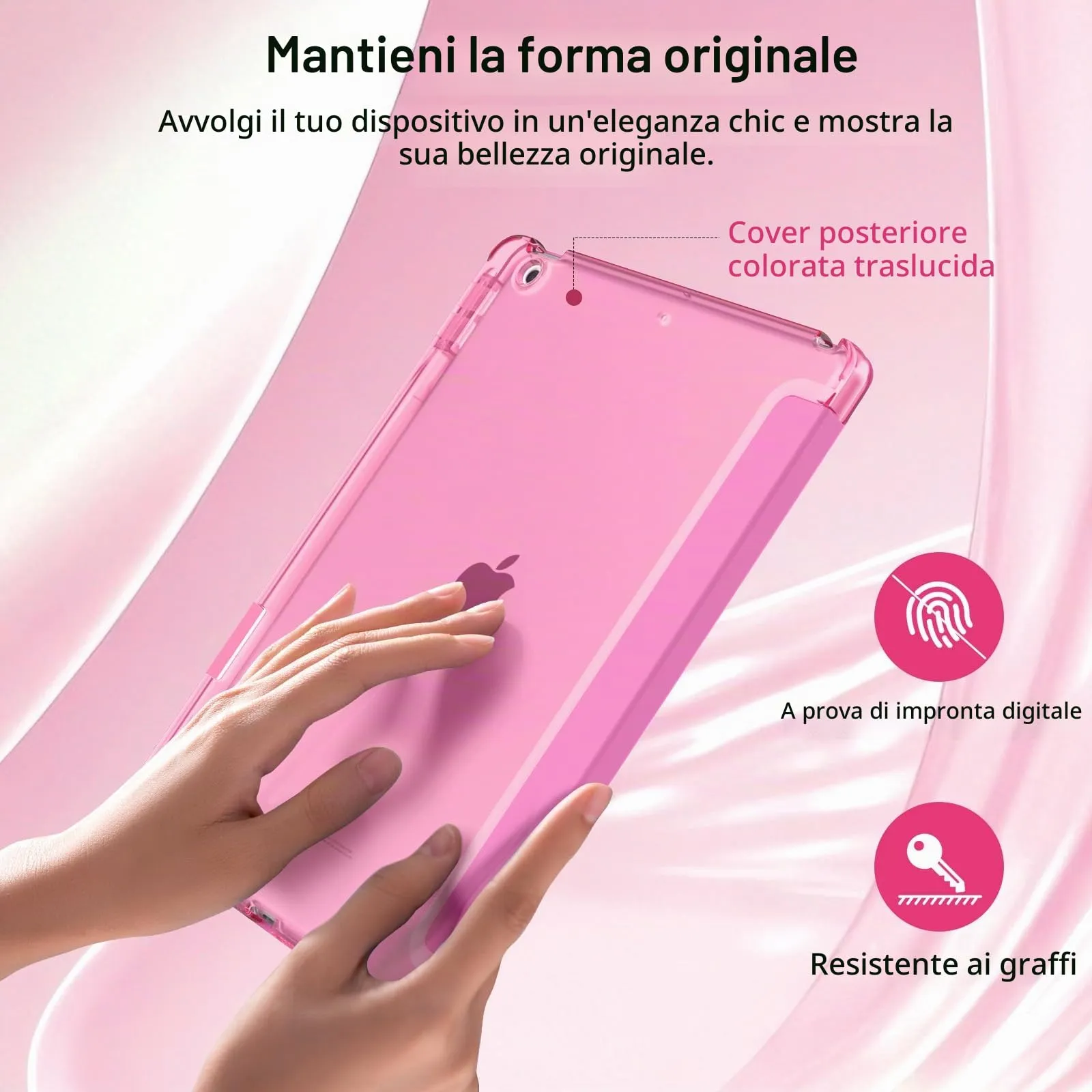 MoKo Cover per iPad 9a/8a/7a Generazione 10,2 Pollici con Portapenna - immagine 5