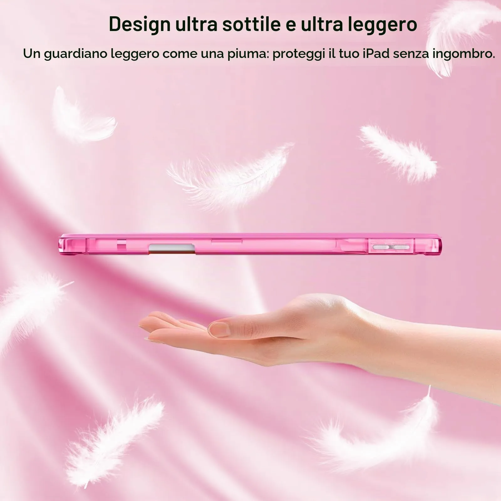 MoKo Cover per iPad 9a/8a/7a Generazione 10,2 Pollici con Portapenna - immagine 8
