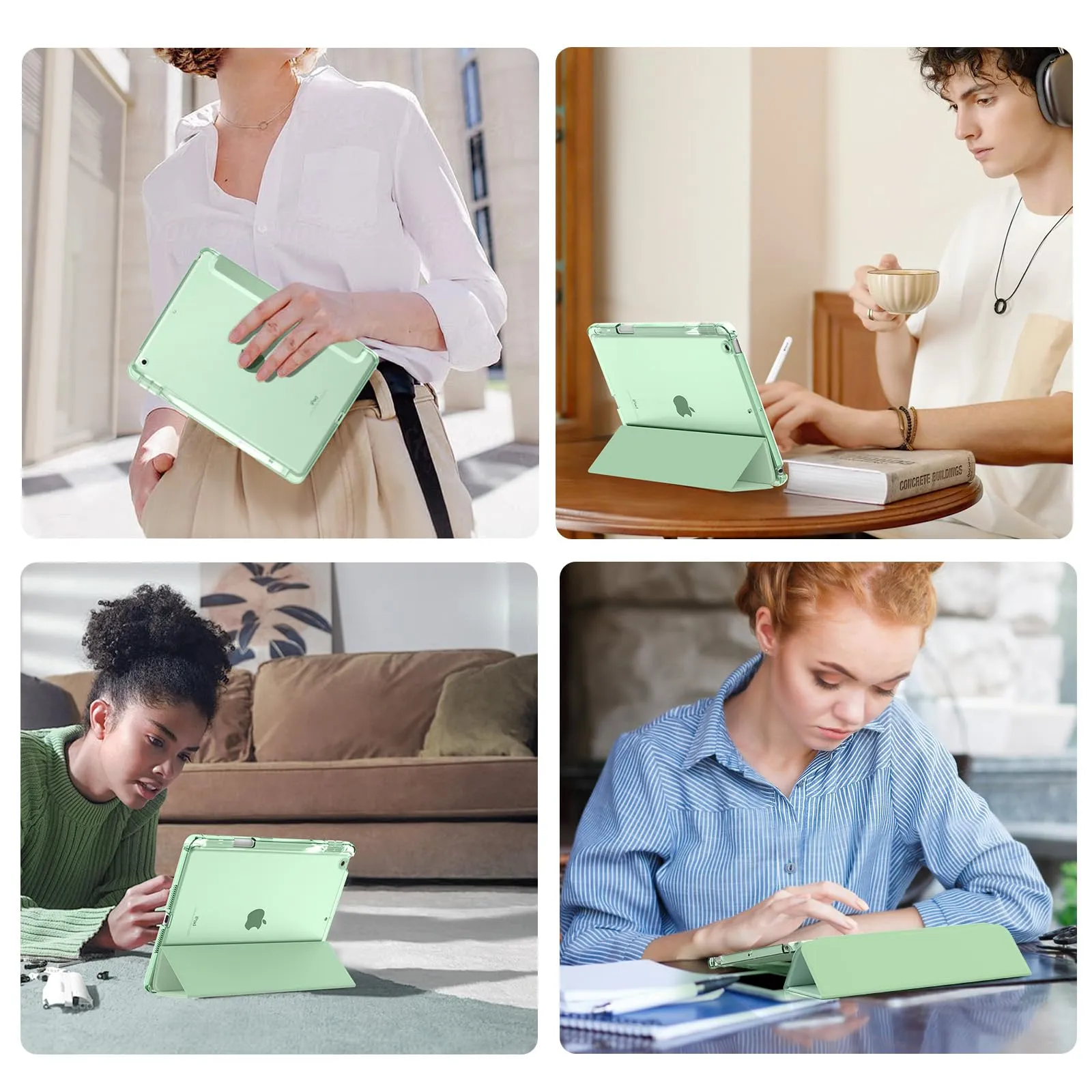 MoKo Cover per iPad 9a/8a/7a Generazione 10,2 Pollici con Portapenna - immagine 9