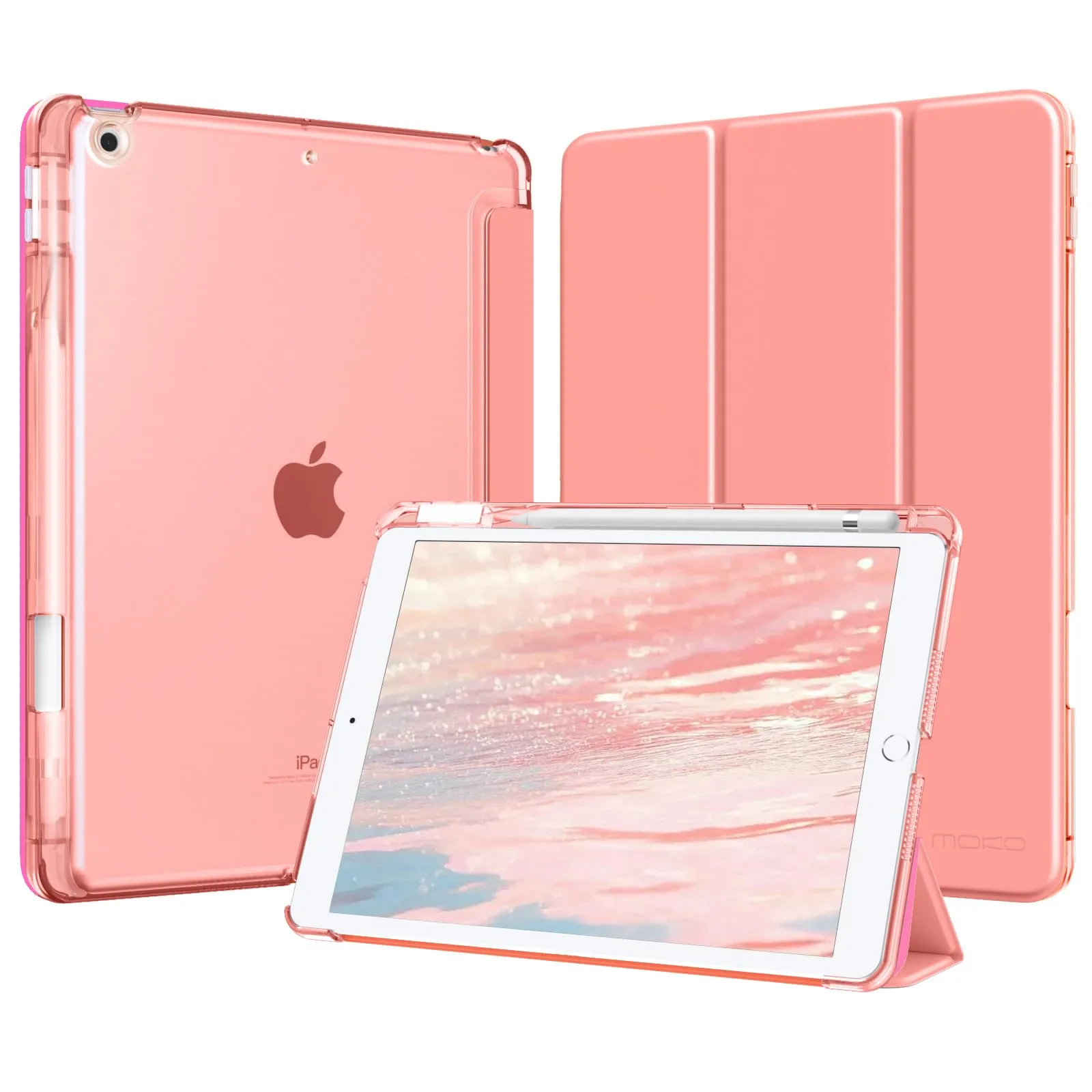 MoKo Cover per iPad 9a/8a/7a Generazione 10,2 Pollici con Portapenna - immagine 1