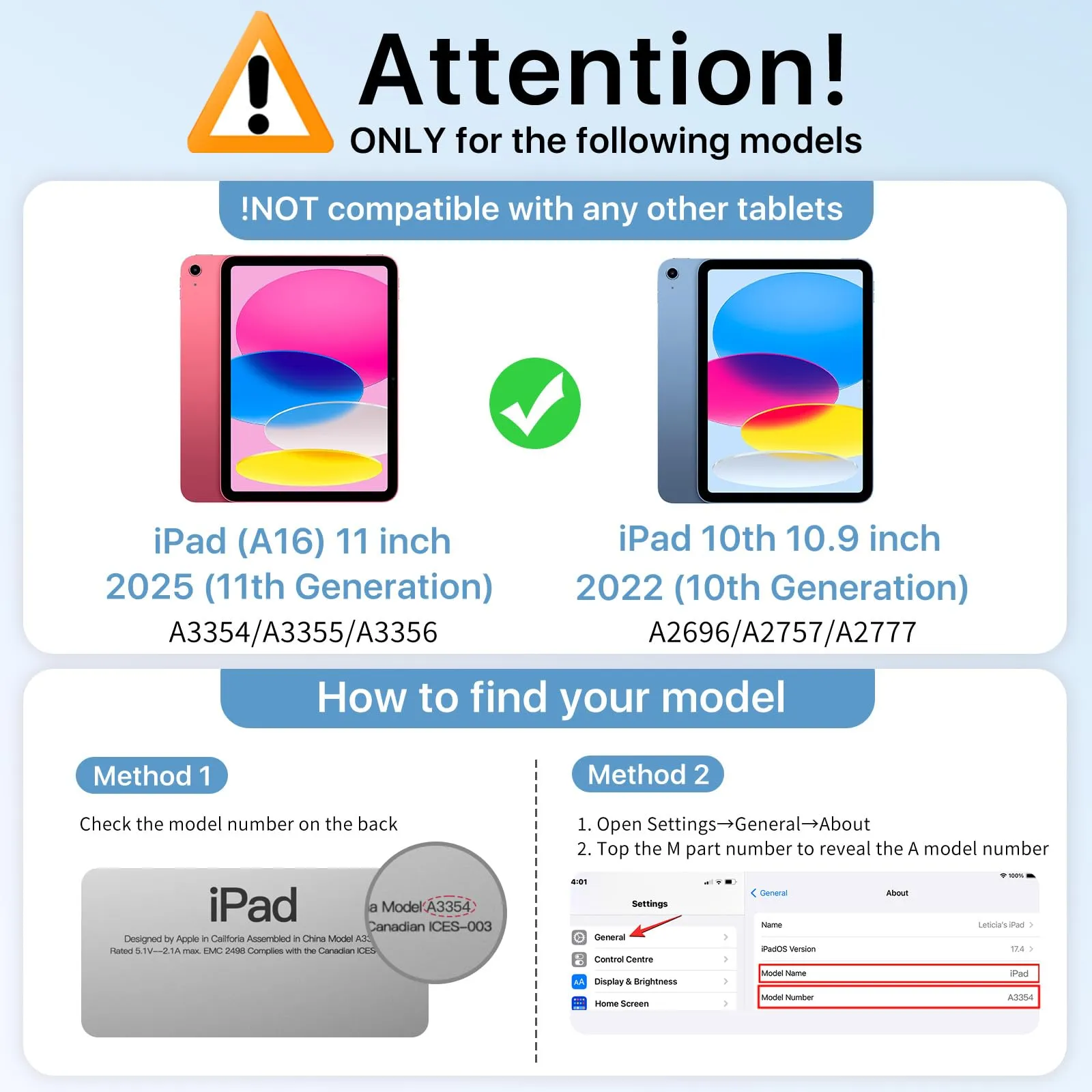 MoKo Cover per iPad 11a Generazione 11 Pollici e iPad 10a Gen 10,9 Pollici - immagine 2