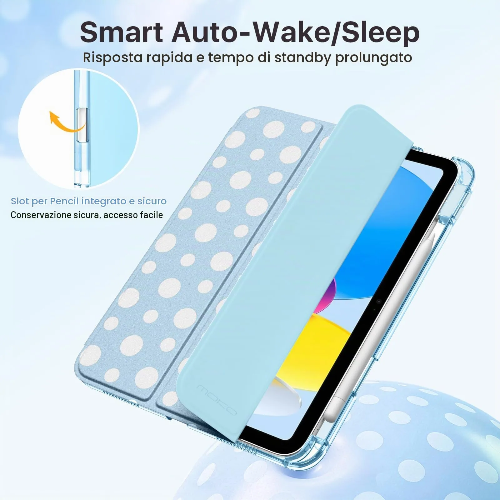 MoKo Cover per iPad 11a Generazione 11 Pollici e iPad 10a Gen 10,9 Pollici - immagine 6