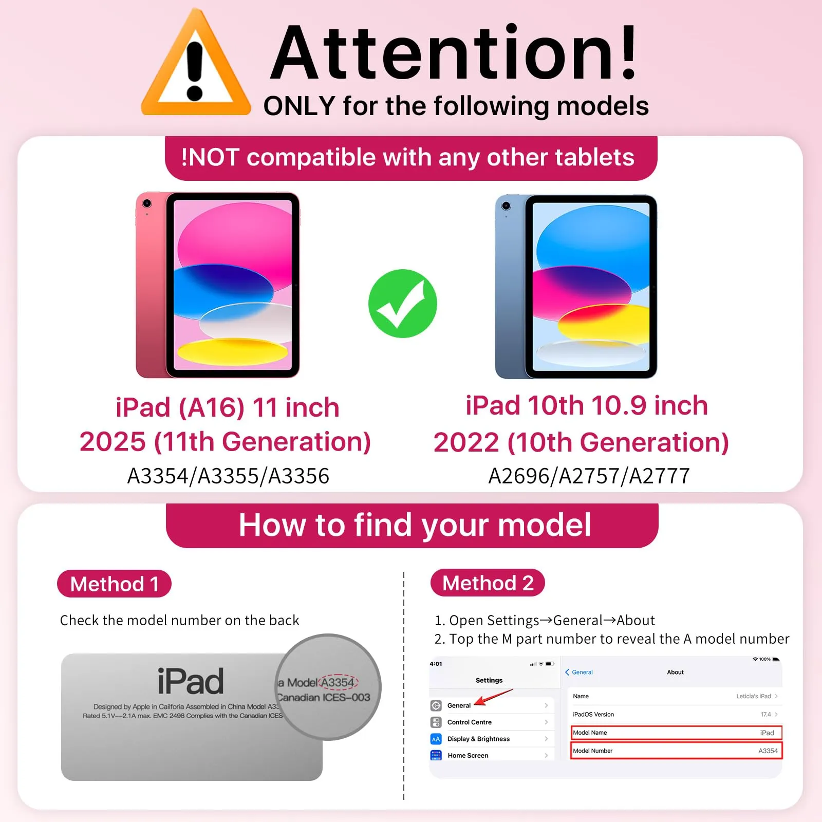 MoKo Cover per iPad 11a Generazione 11 Pollici e iPad 10a Gen 10,9" - immagine 2