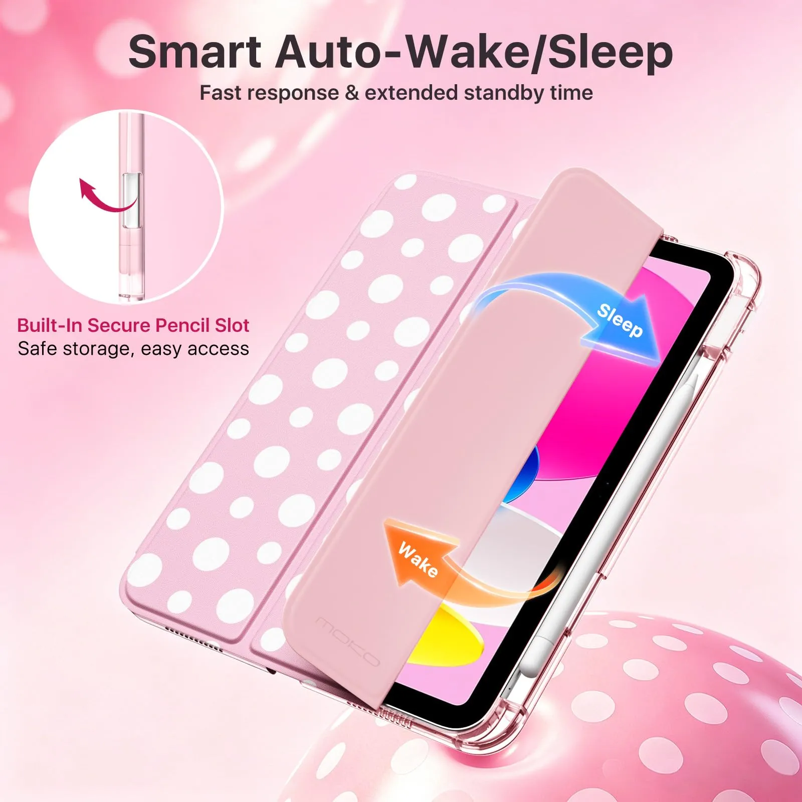 MoKo Cover per iPad 11a Generazione 11 Pollici e iPad 10a Gen 10,9" - immagine 6