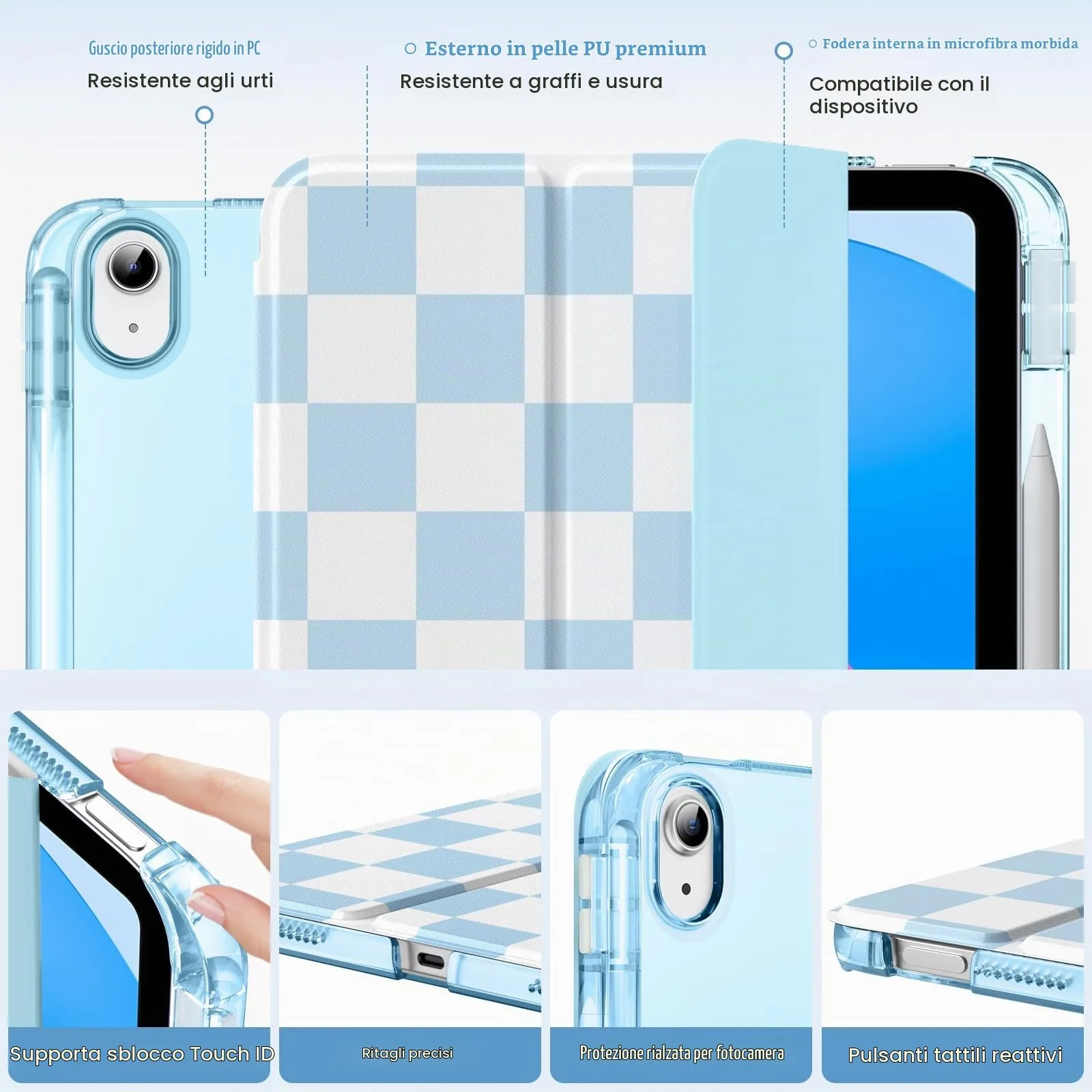 MoKo Cover per iPad 11ª Generazione 11 Pollici (A16) e iPad 10ª Generazione 10,9 Pollici - immagine 3