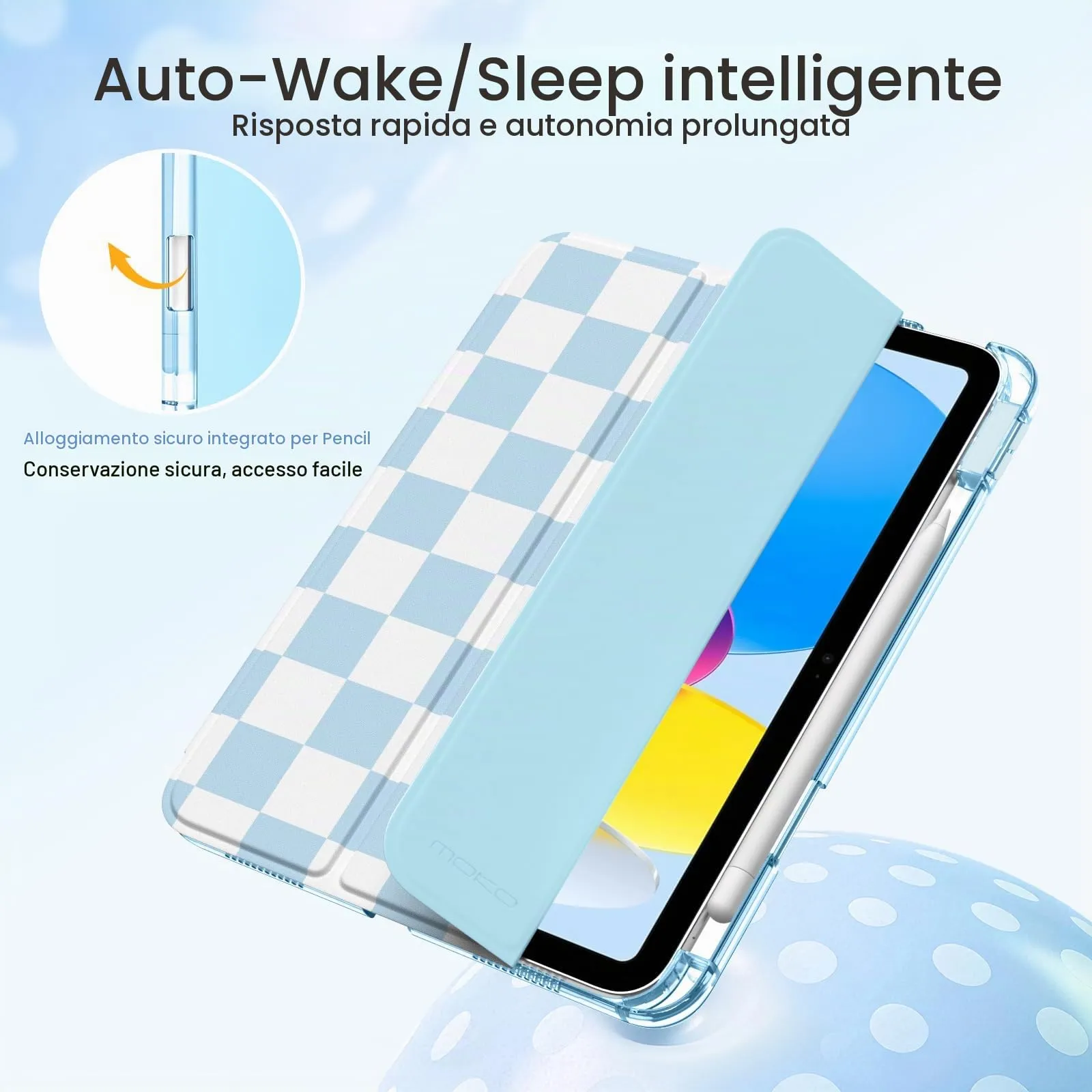 MoKo Cover per iPad 11ª Generazione 11 Pollici (A16) e iPad 10ª Generazione 10,9 Pollici - immagine 6