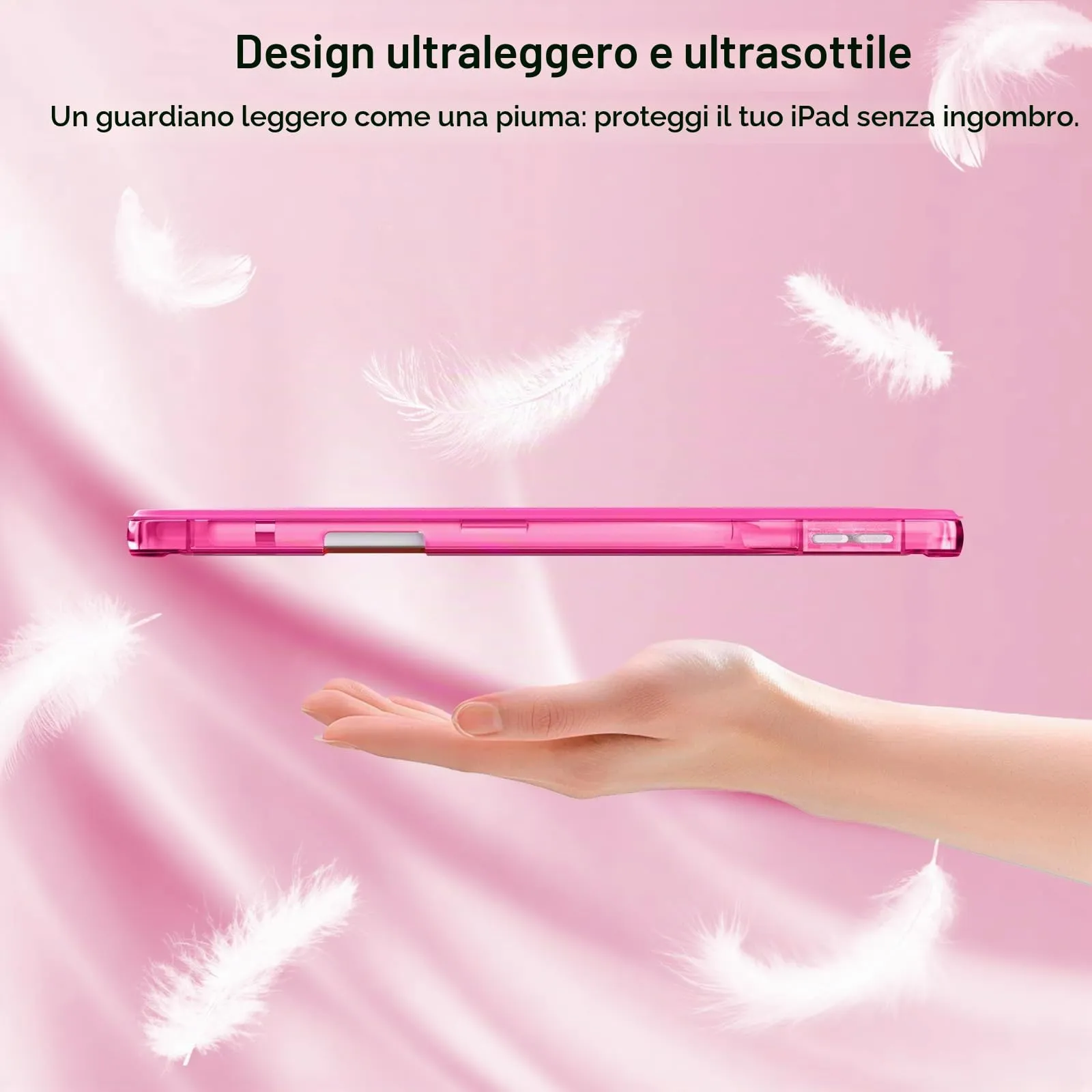 MoKo Cover per iPad 9ª/8ª/7ª Generazione 10,2 Pollici con Portapenna - immagine 8
