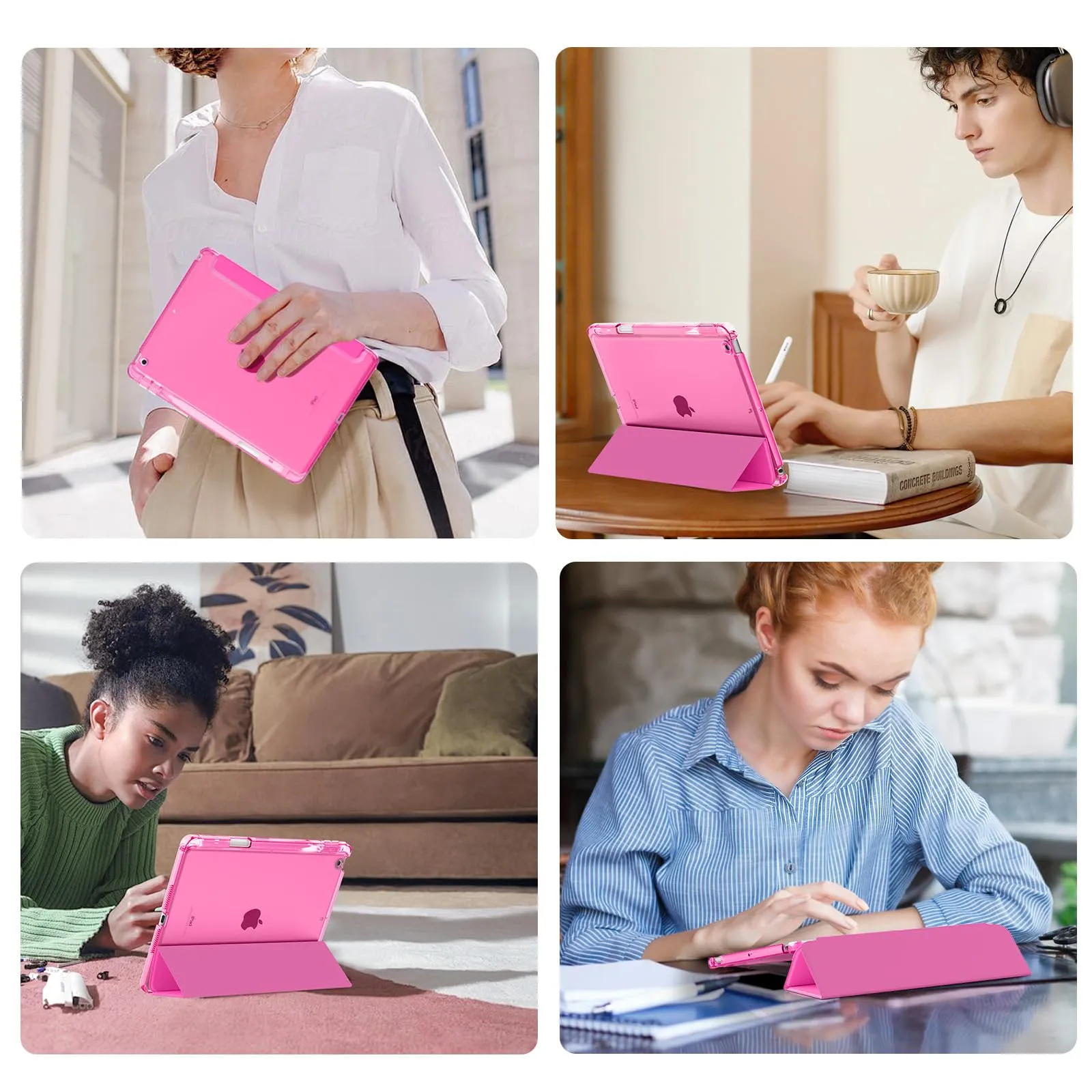 MoKo Cover per iPad 9ª/8ª/7ª Generazione 10,2 Pollici con Portapenna - immagine 9