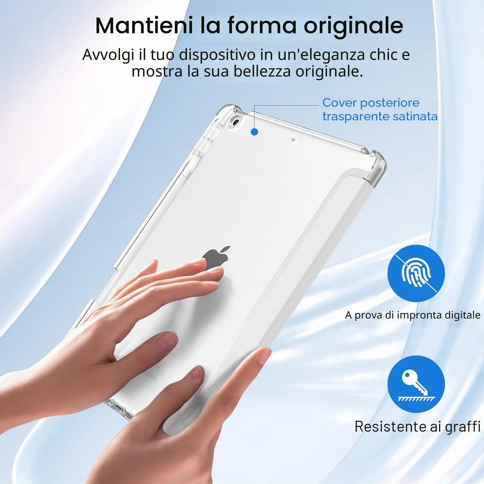 MoKo Cover per iPad 9a/8a/7a Generazione 10,2 Pollici con Portapenna - immagine 5