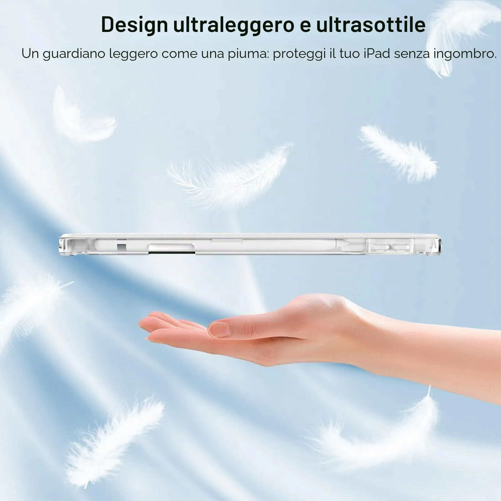 MoKo Cover per iPad 9a/8a/7a Generazione 10,2 Pollici con Portapenna - immagine 8