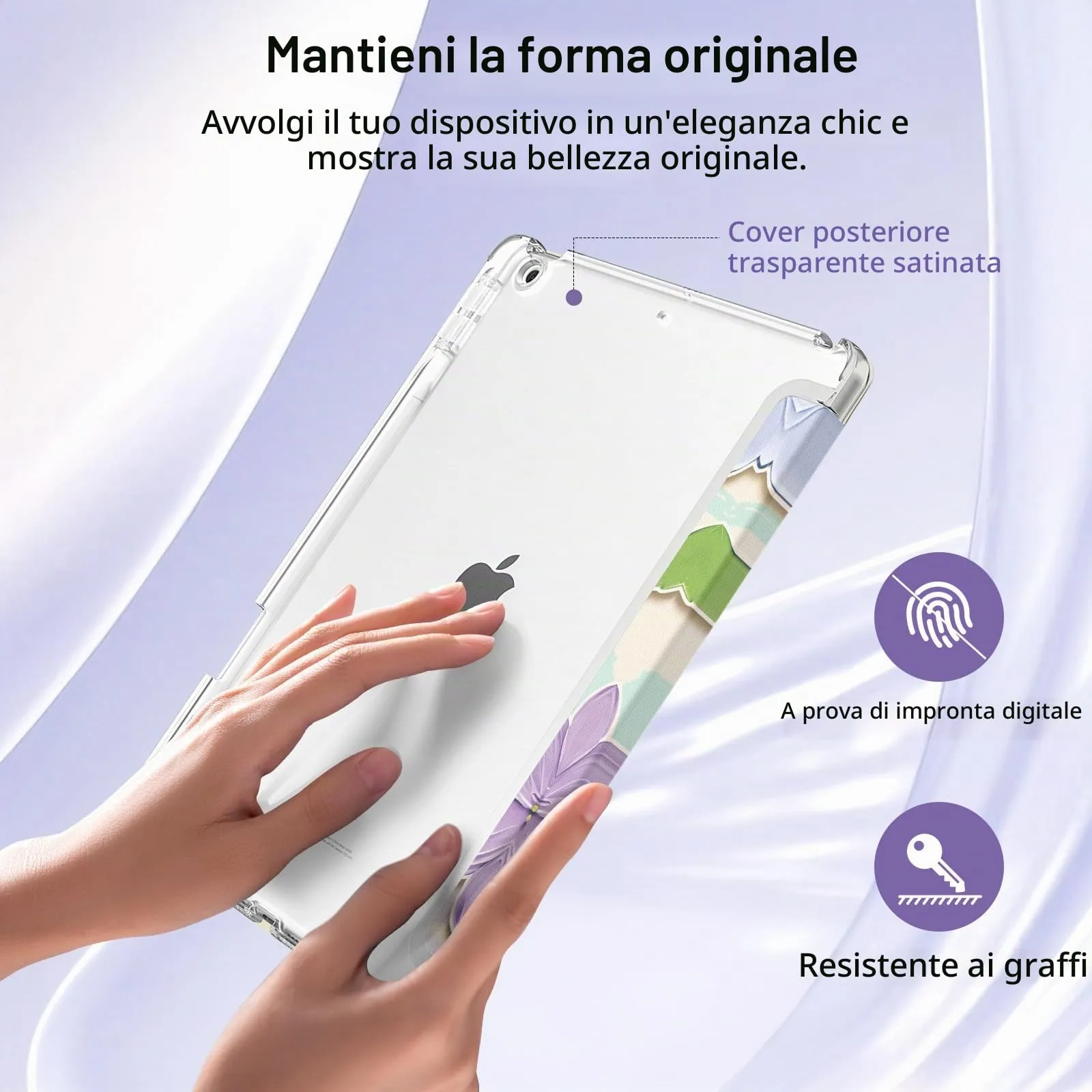 MoKo Cover per iPad 9ª/8ª/7ª Generazione 10,2 Pollici con Portapenna - immagine 5