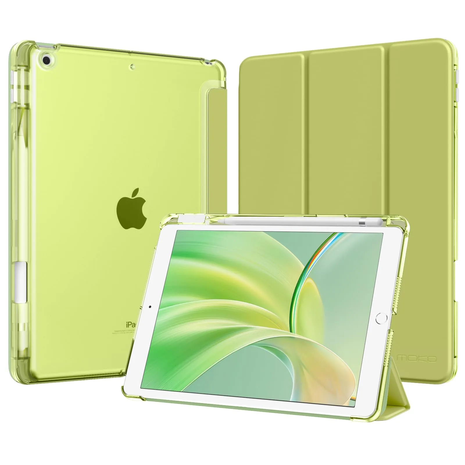 MoKo Cover per iPad 7ª/8ª/9ª Generazione 10,2 Pollici con Portapenna - immagine 1