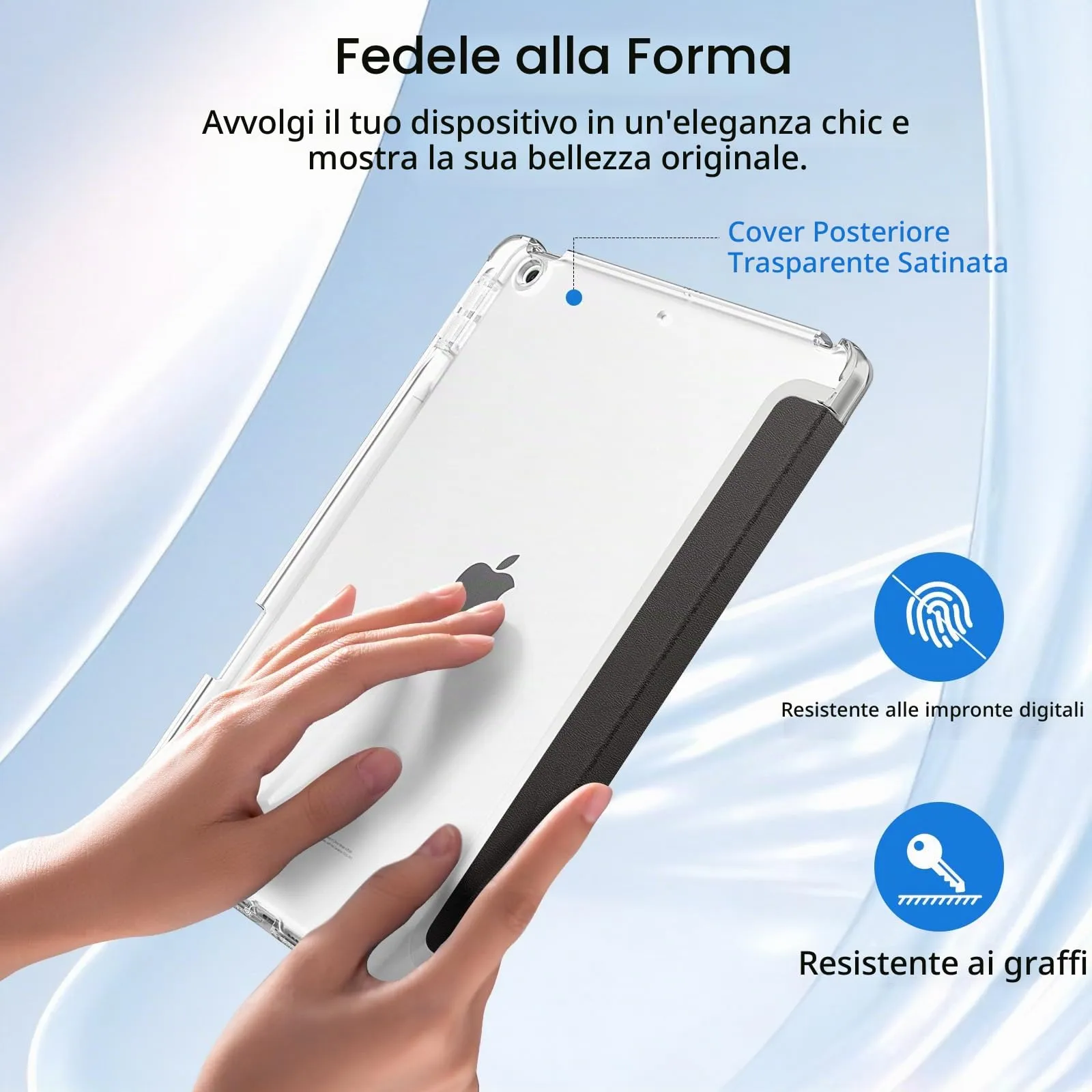 MoKo Cover per iPad 7/8/9 Generazione 10,2 Pollici con Portapenna - immagine 5