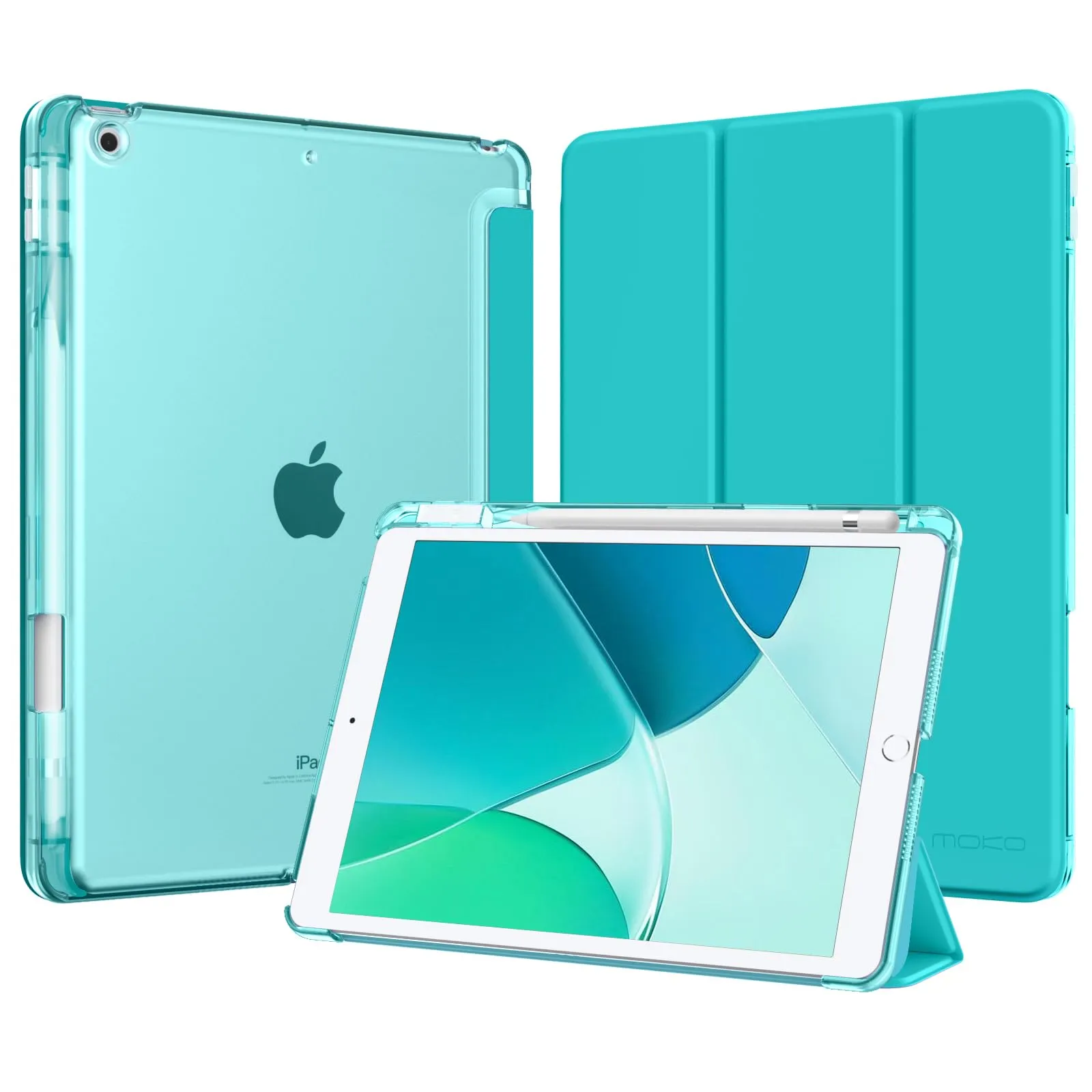 MoKo Cover per iPad 9a/8a/7a Generazione 10,2 Pollici con Portapenna - immagine 1